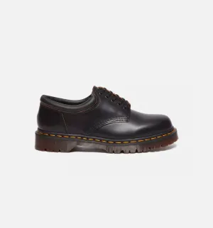 8053 Oxford en cuir lisse vintage pour homme - Noir