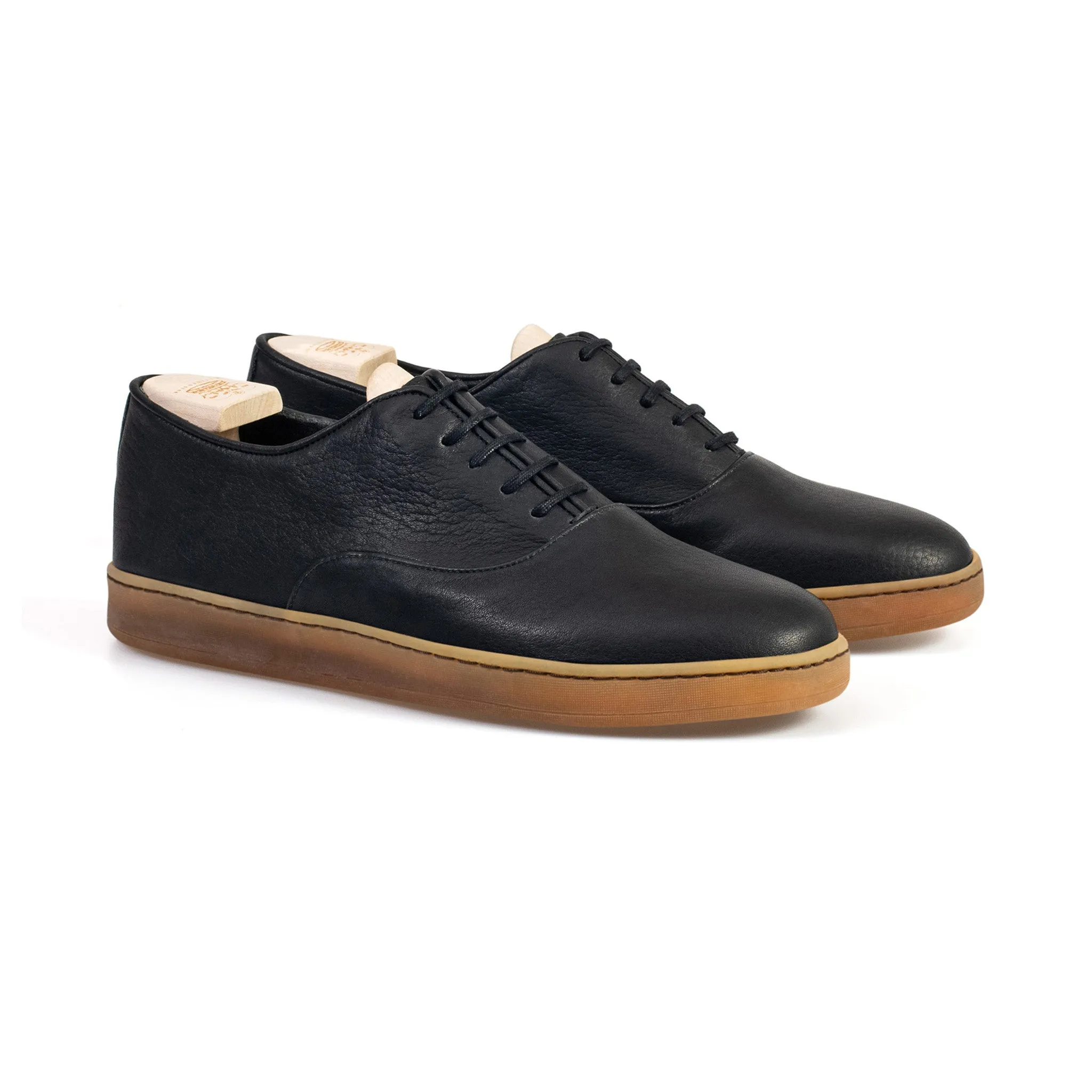 Abbey Oxford Non Doublé - Noir Horween Dearborn