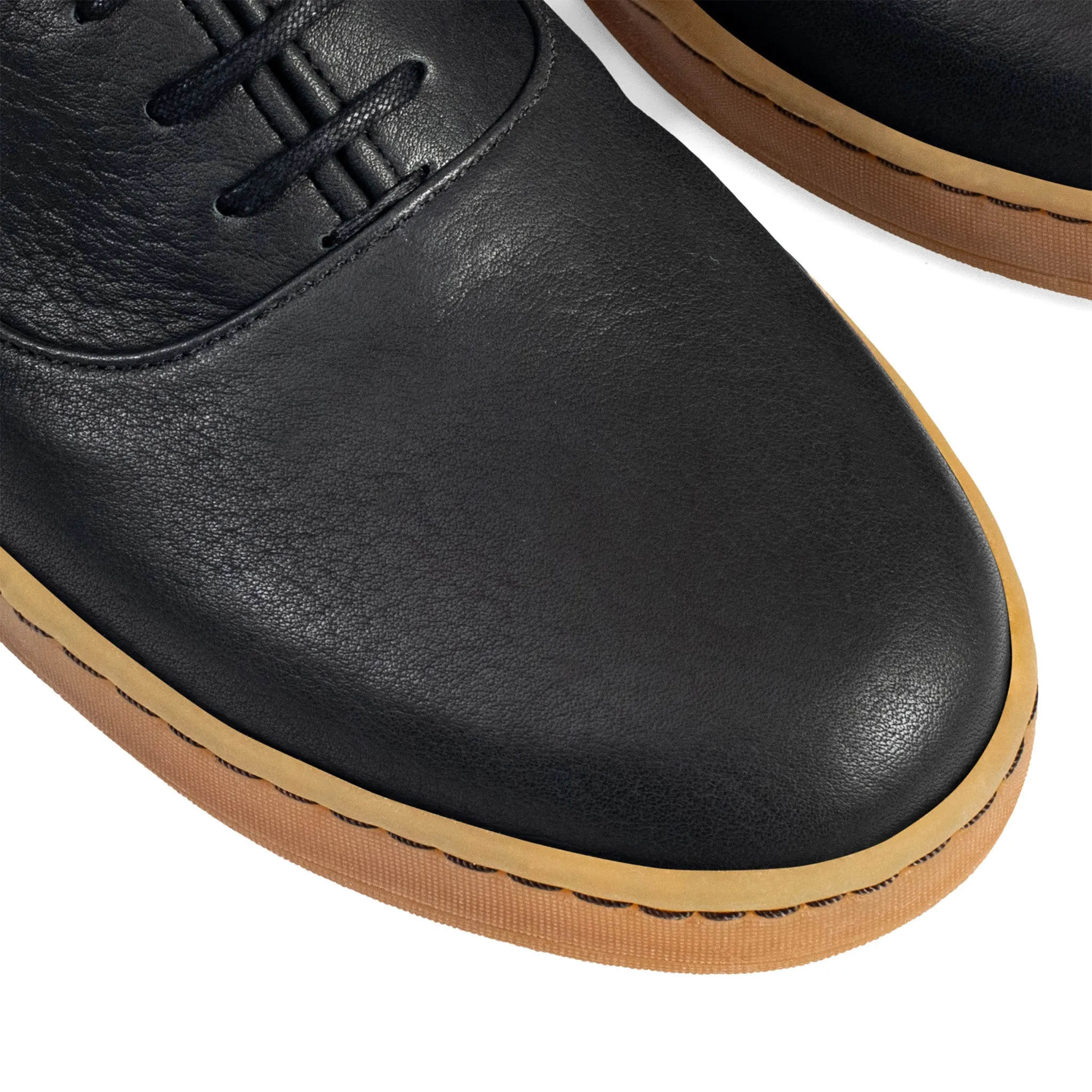 Abbey Oxford Non Doublé - Noir Horween Dearborn