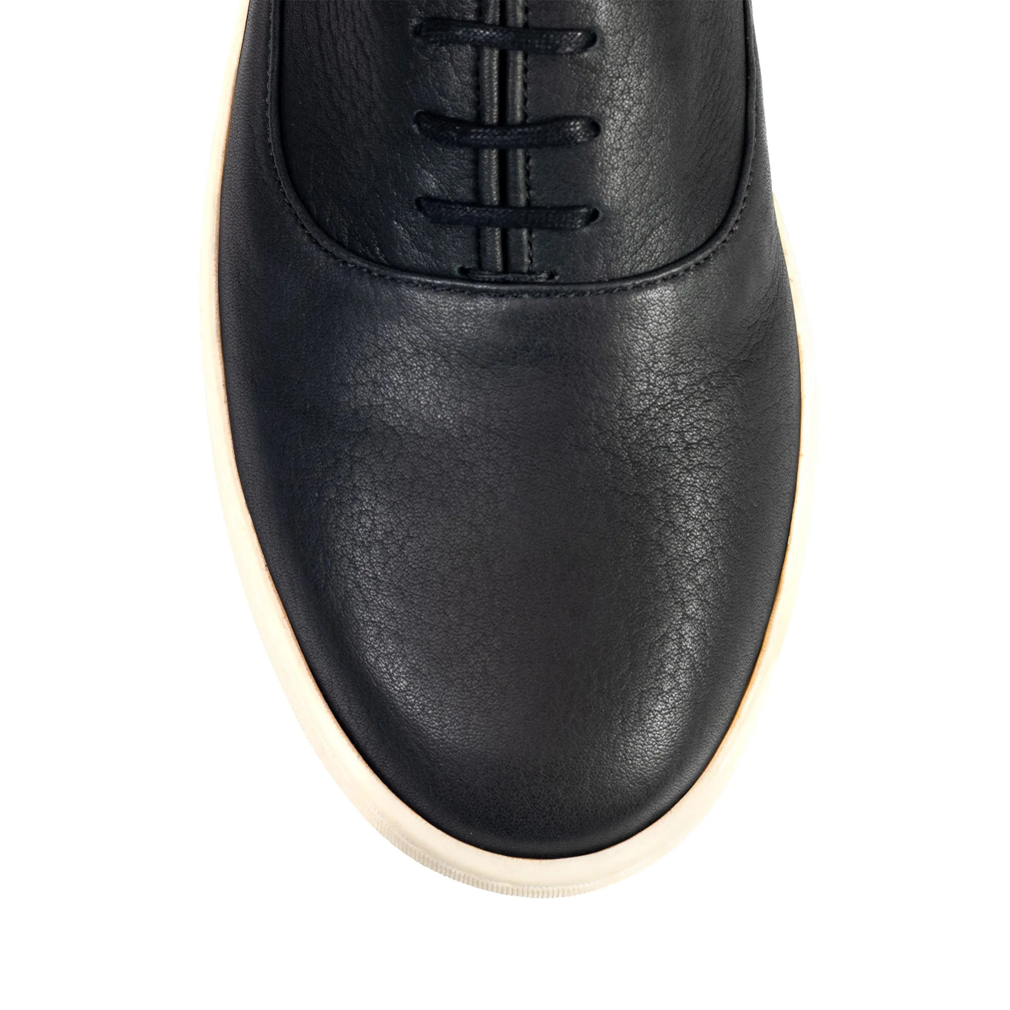Abbey Oxford Non Doublé - Noir Horween Dearborn