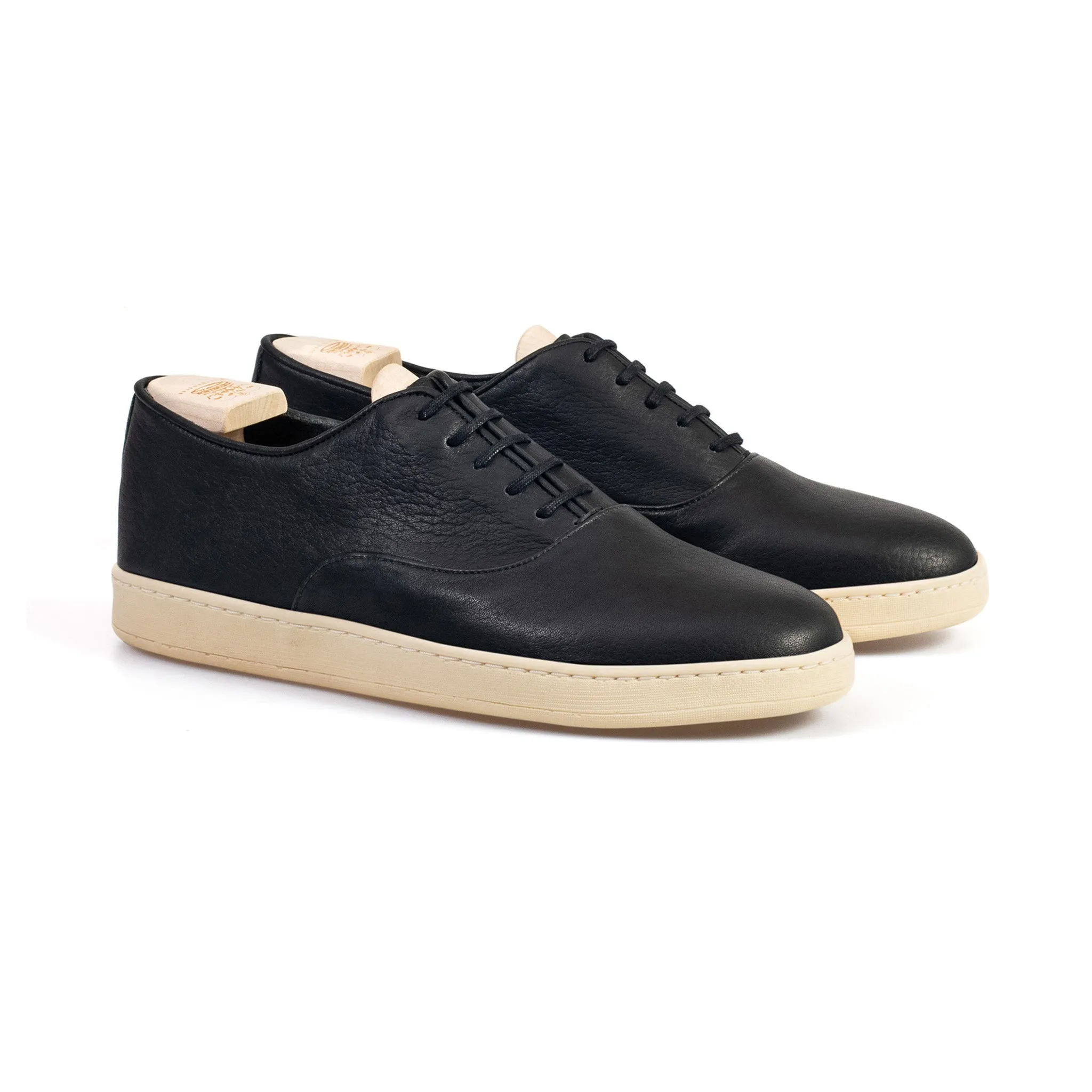 Abbey Oxford Non Doublé - Noir Horween Dearborn
