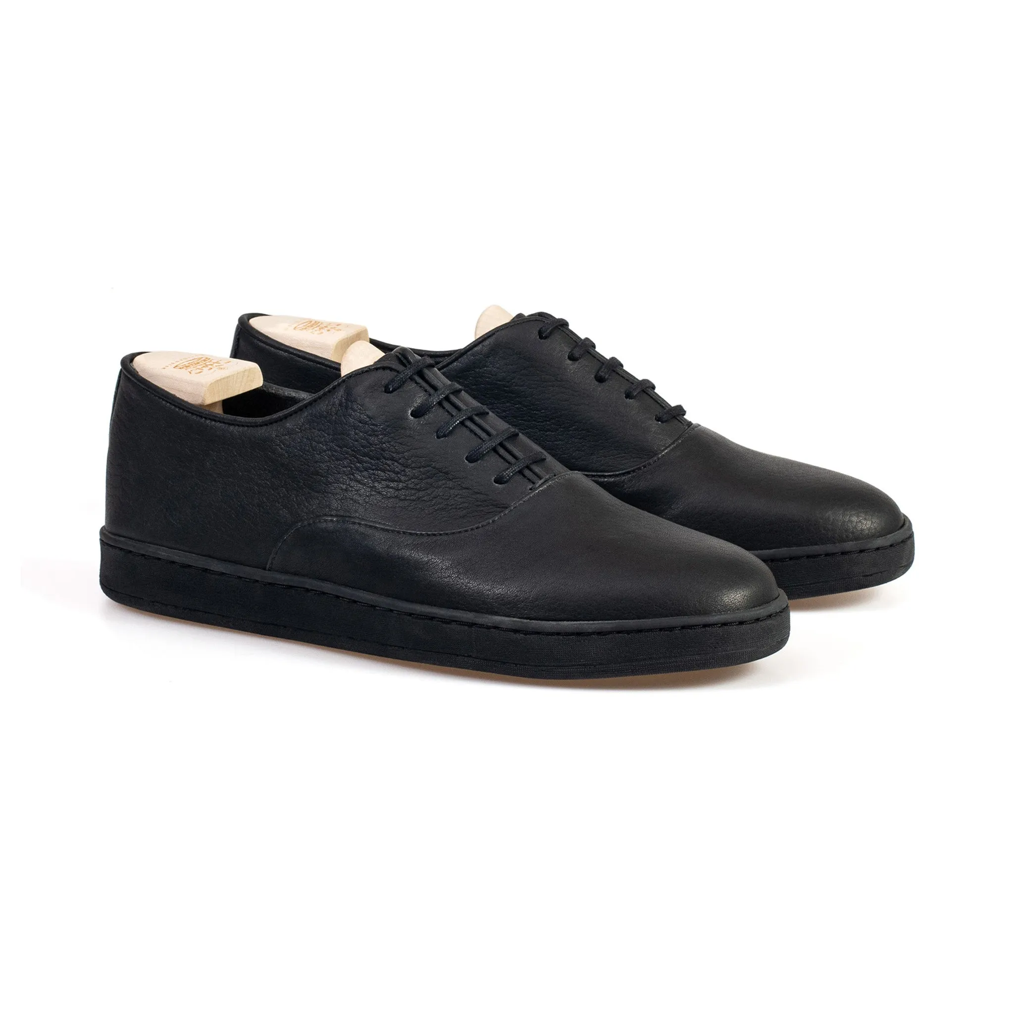 Abbey Oxford Non Doublé - Noir Horween Dearborn