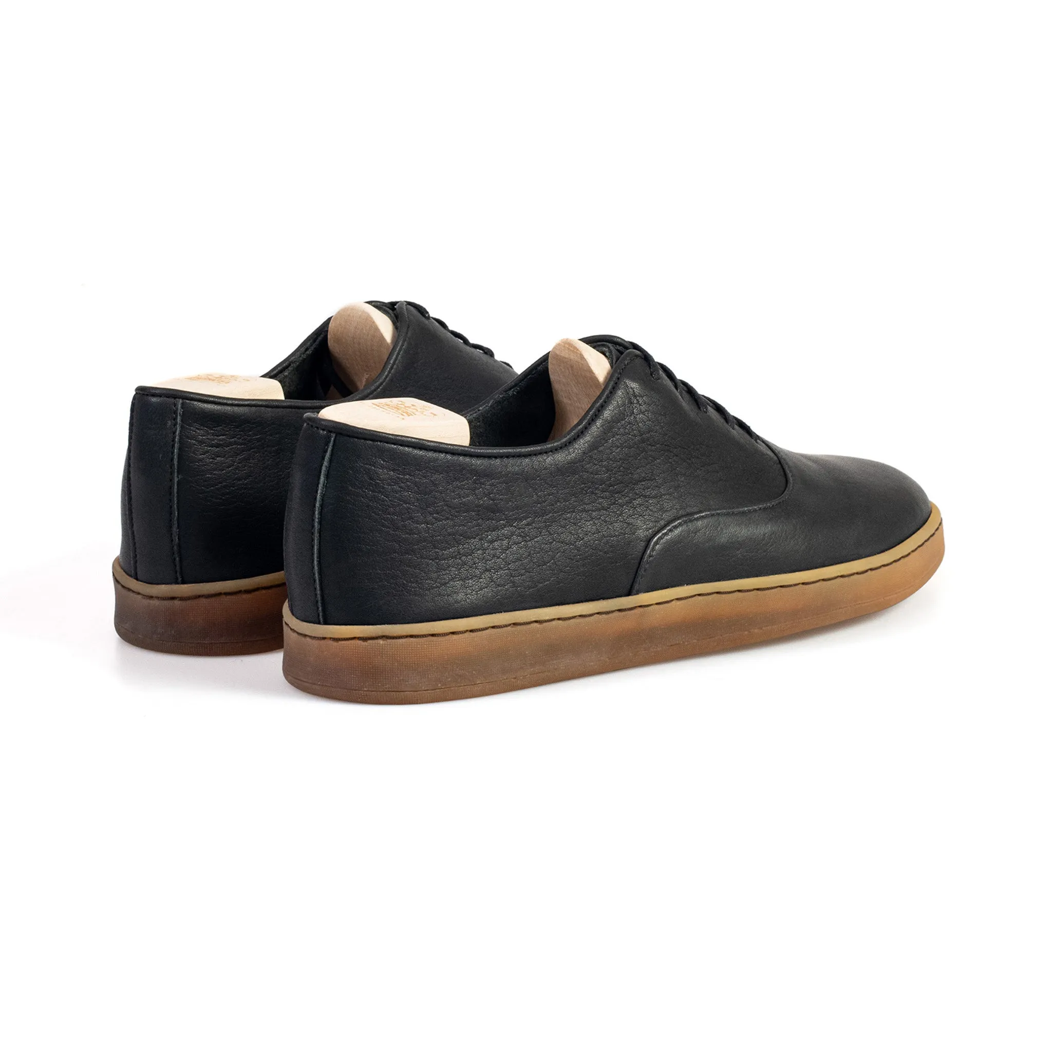 Abbey Oxford Non Doublé - Noir Horween Dearborn