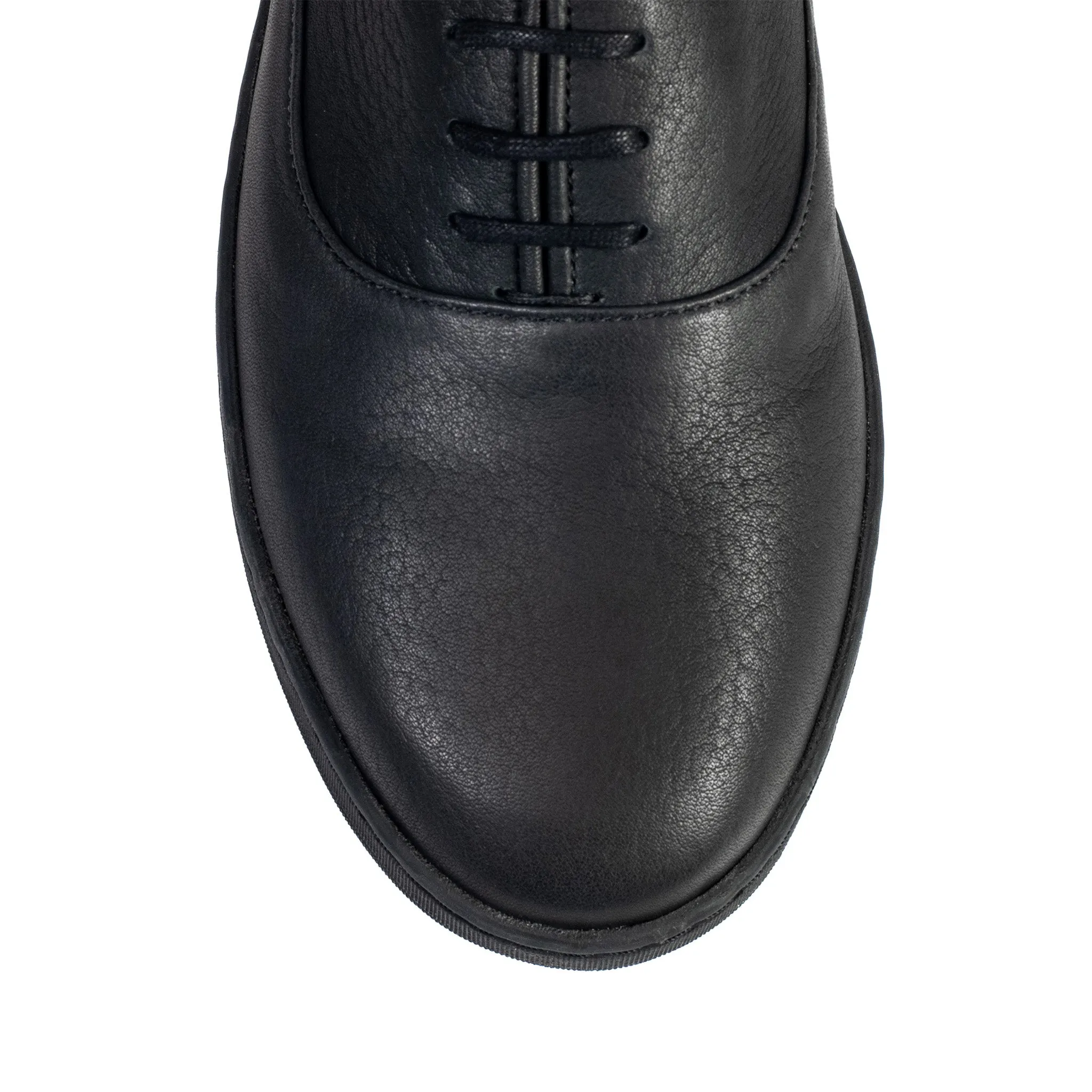 Abbey Oxford Non Doublé - Noir Horween Dearborn