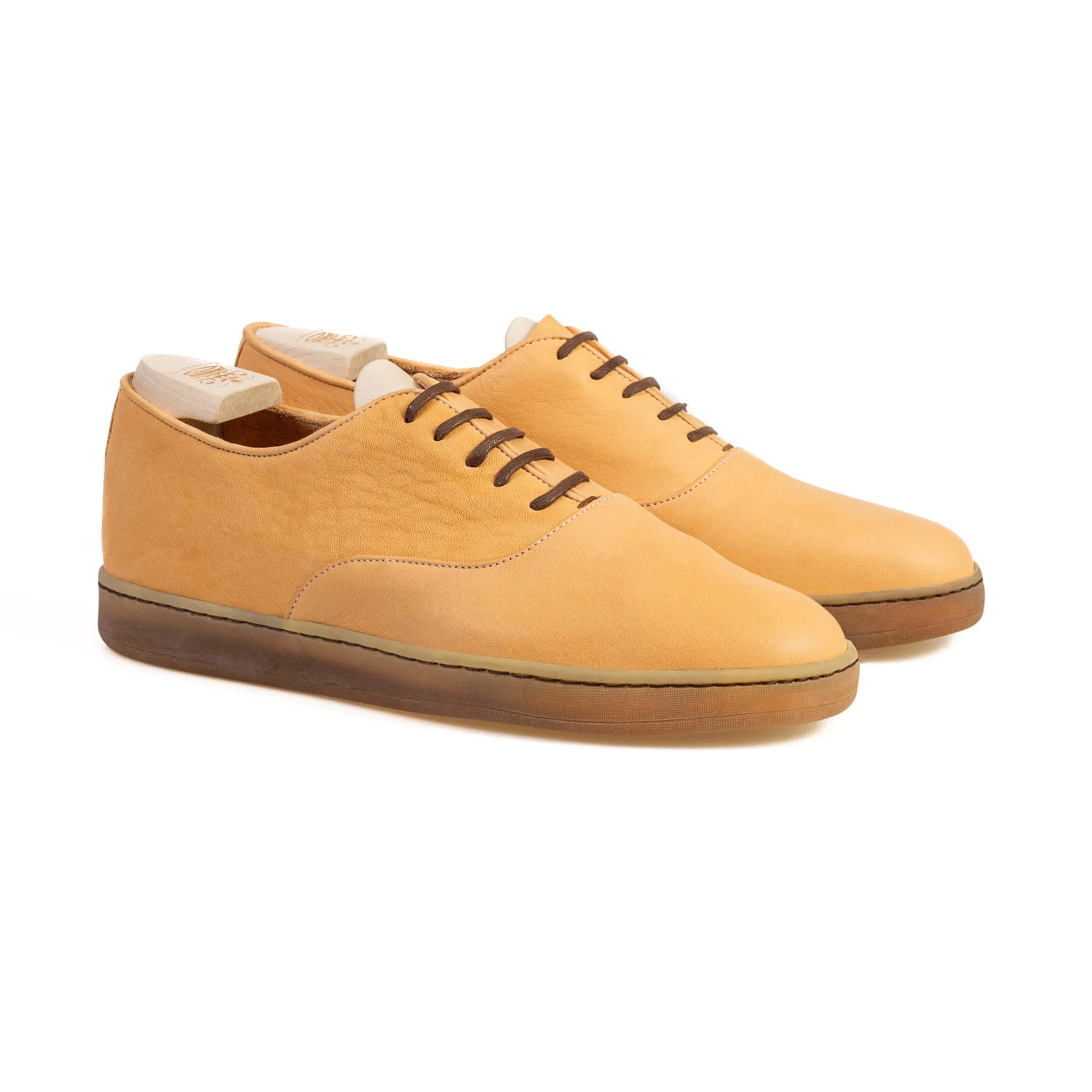 Abbey Oxford Non Doublé - Marron Horween Dearborn