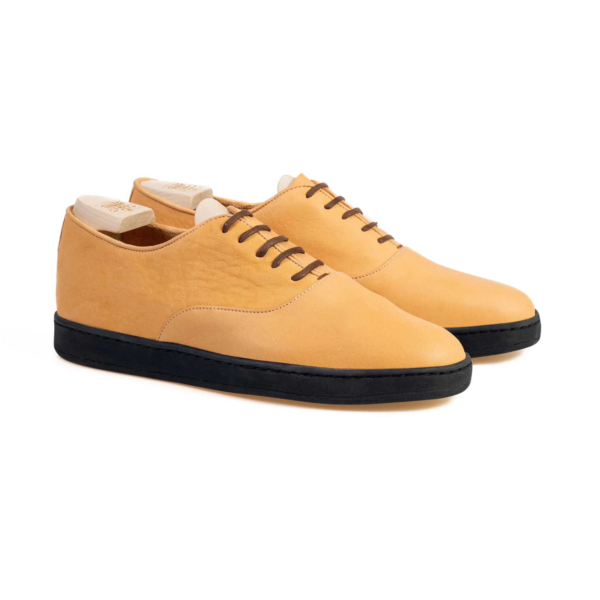 Abbey Oxford Non Doublé - Marron Horween Dearborn