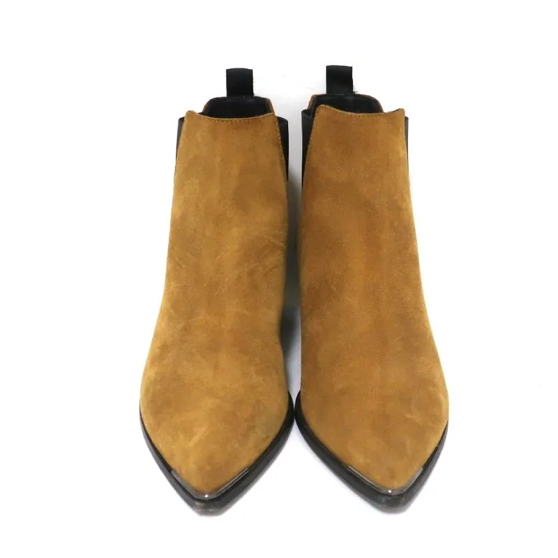 Bottes chelsea Jensen en daim marron pointure 39 à bout pointu Acne Studios