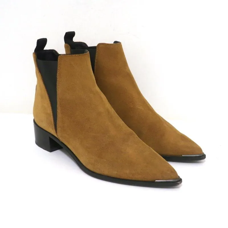 Bottes chelsea Jensen en daim marron pointure 39 à bout pointu Acne Studios