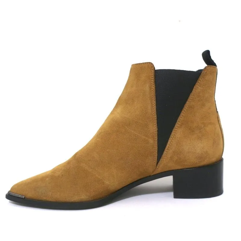 Bottes chelsea Jensen en daim marron pointure 39 à bout pointu Acne Studios