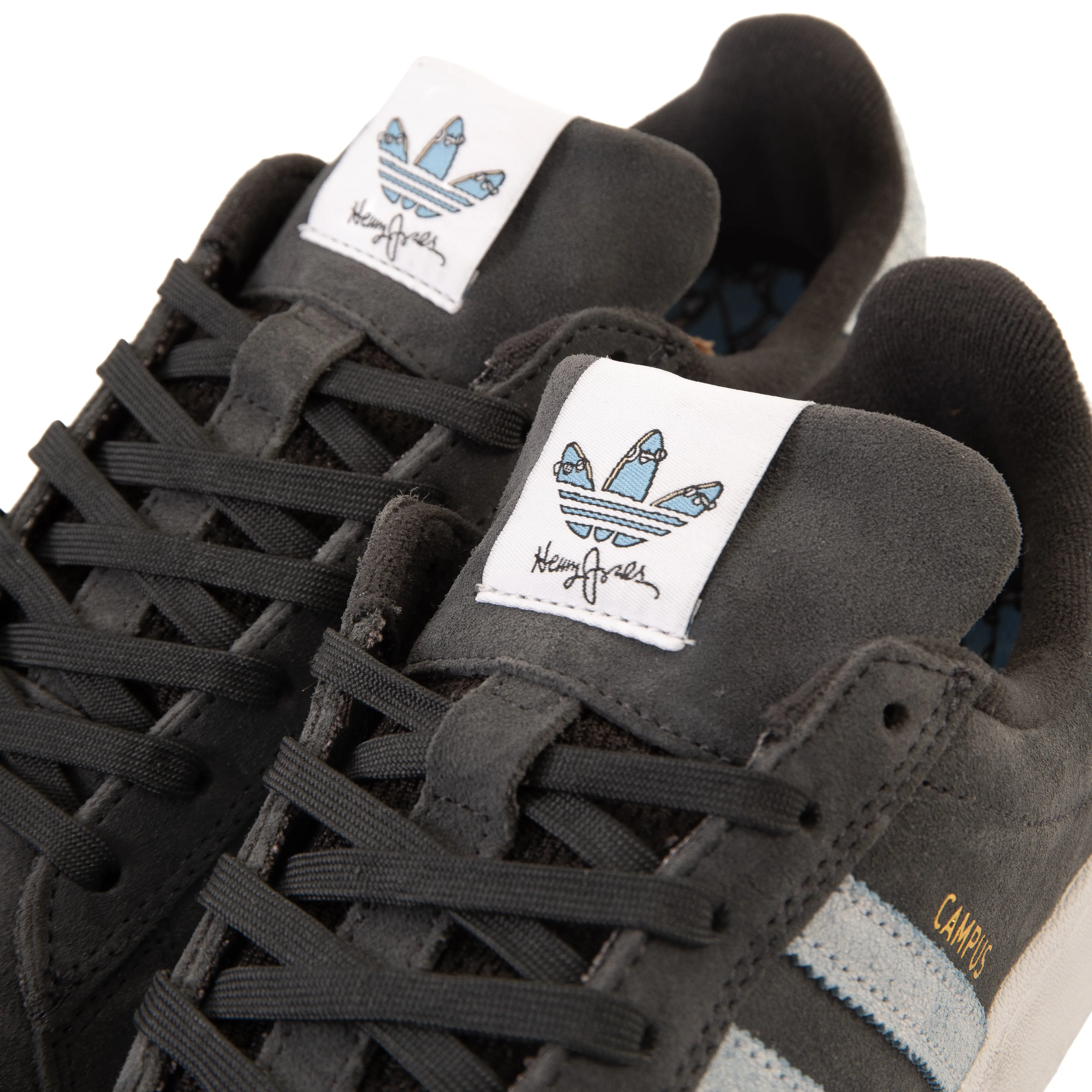 Adidas - Henry Jones x Campus ADV (Carbone/Blanc nuage/Bleu clair) Chaussures Adidas