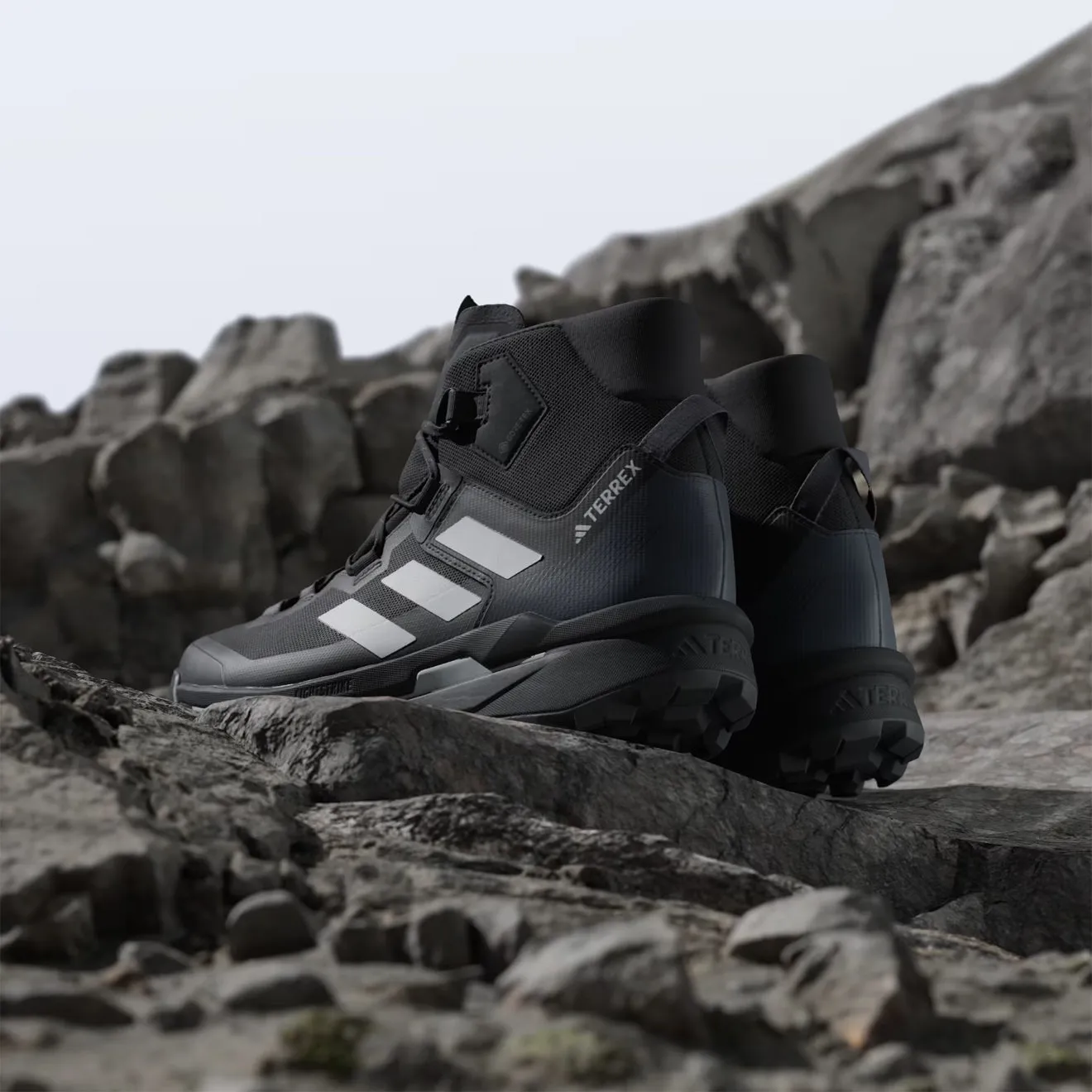 Adidas Terrex Skychaser Tech GORE-TEX Chaussures de Randonnée Noir de Base / Gris