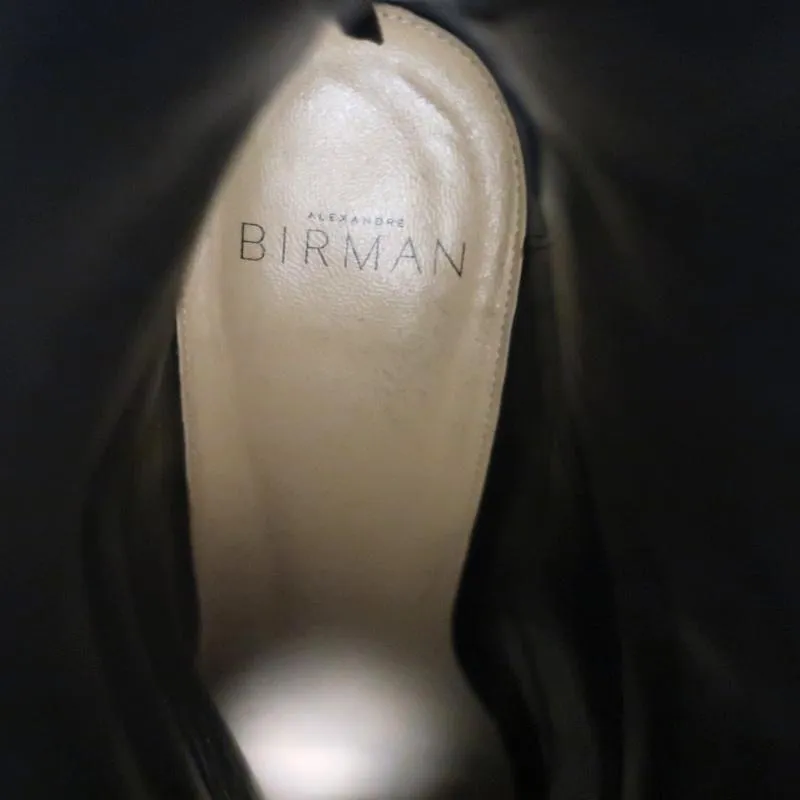 Bottines Alexandre Birman Kittie en Lurex Métallisé Argent/Or Taille 36.5