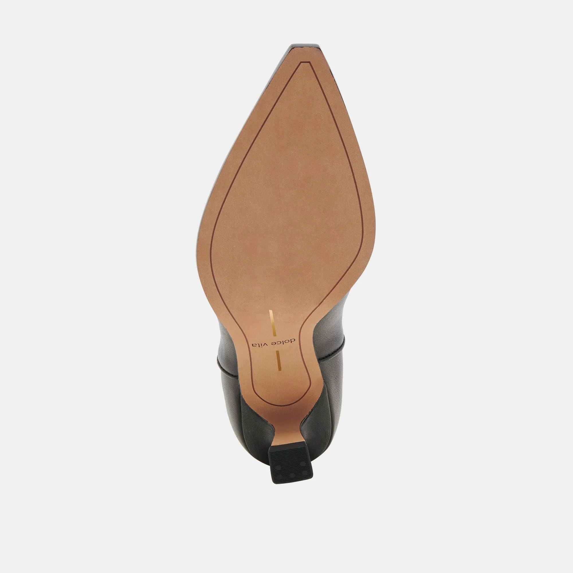 BOTTILLONS ANGEL NOIR ET BLANC EN CUIR