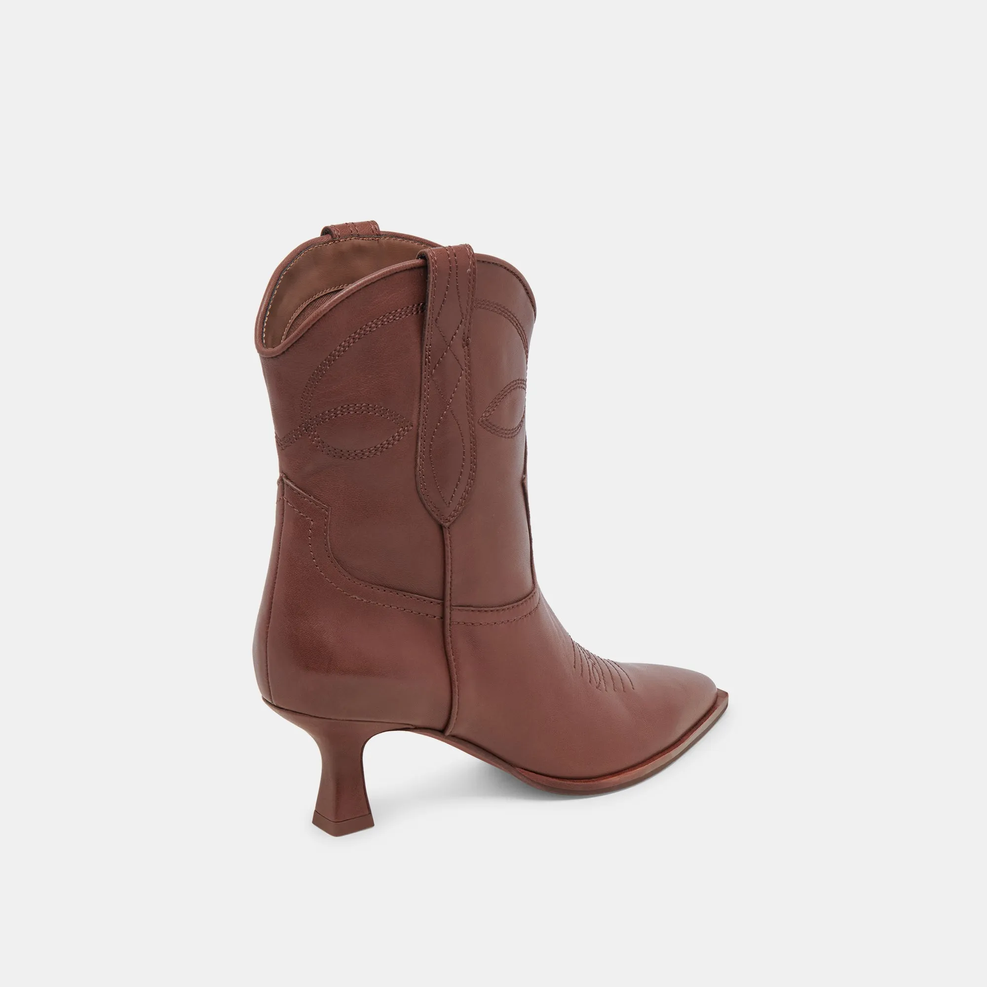 BOTTILLONS ANGEL EN CUIR CHOCOLAT