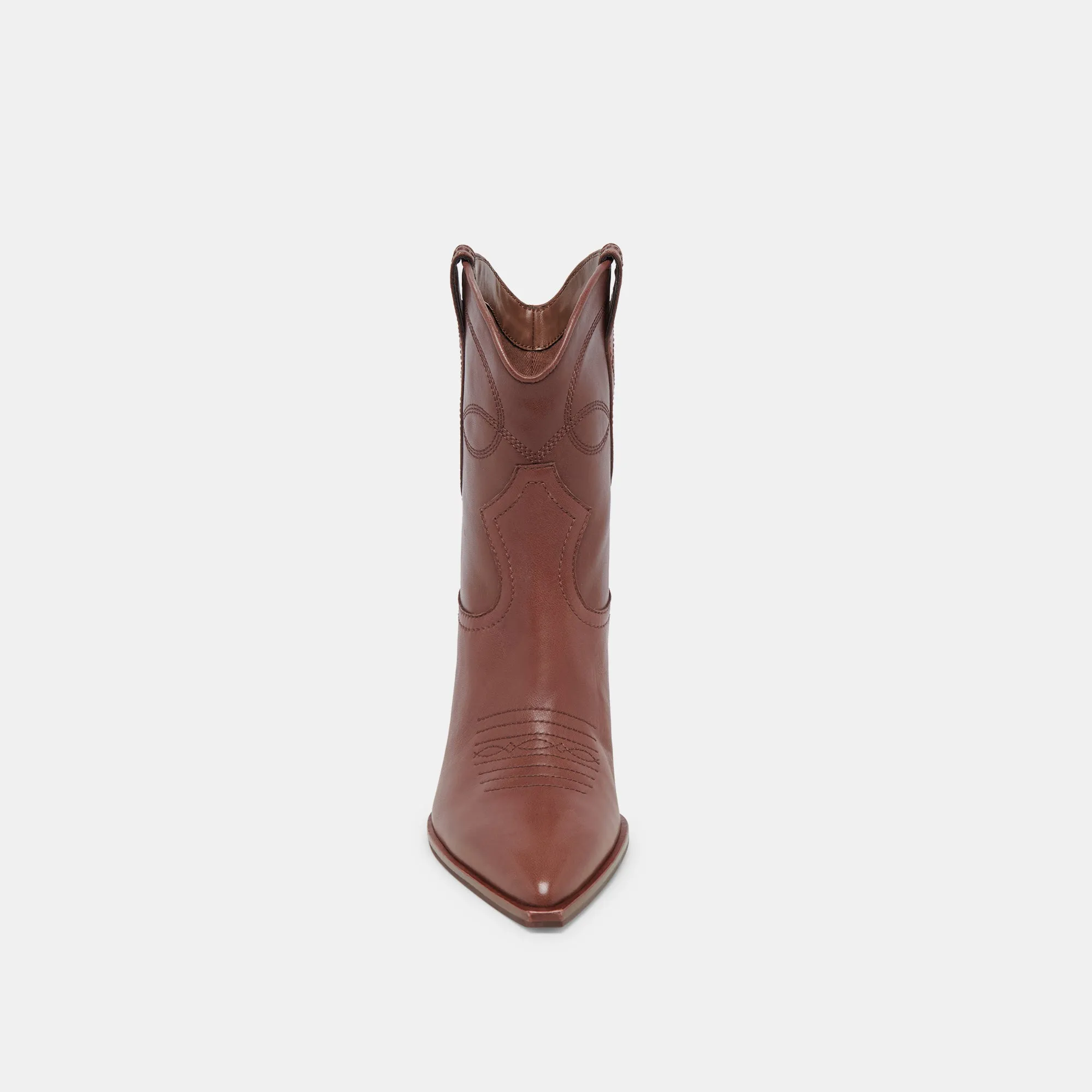 BOTTILLONS ANGEL EN CUIR CHOCOLAT