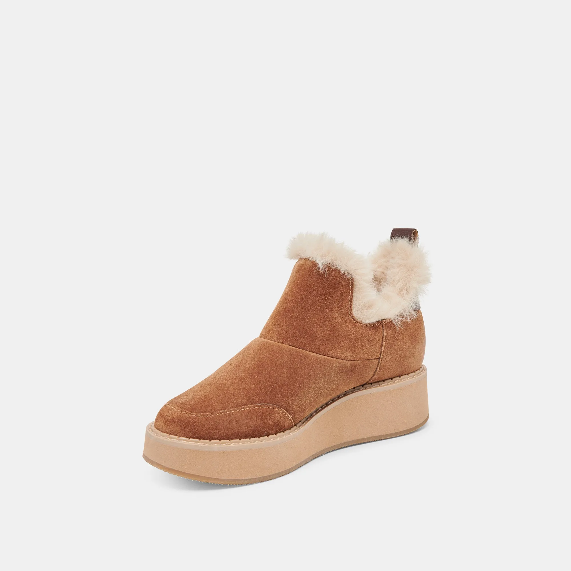 ARDY PLUSH H2O BOOTIES SUÈDE NOIX DE PÉCAN