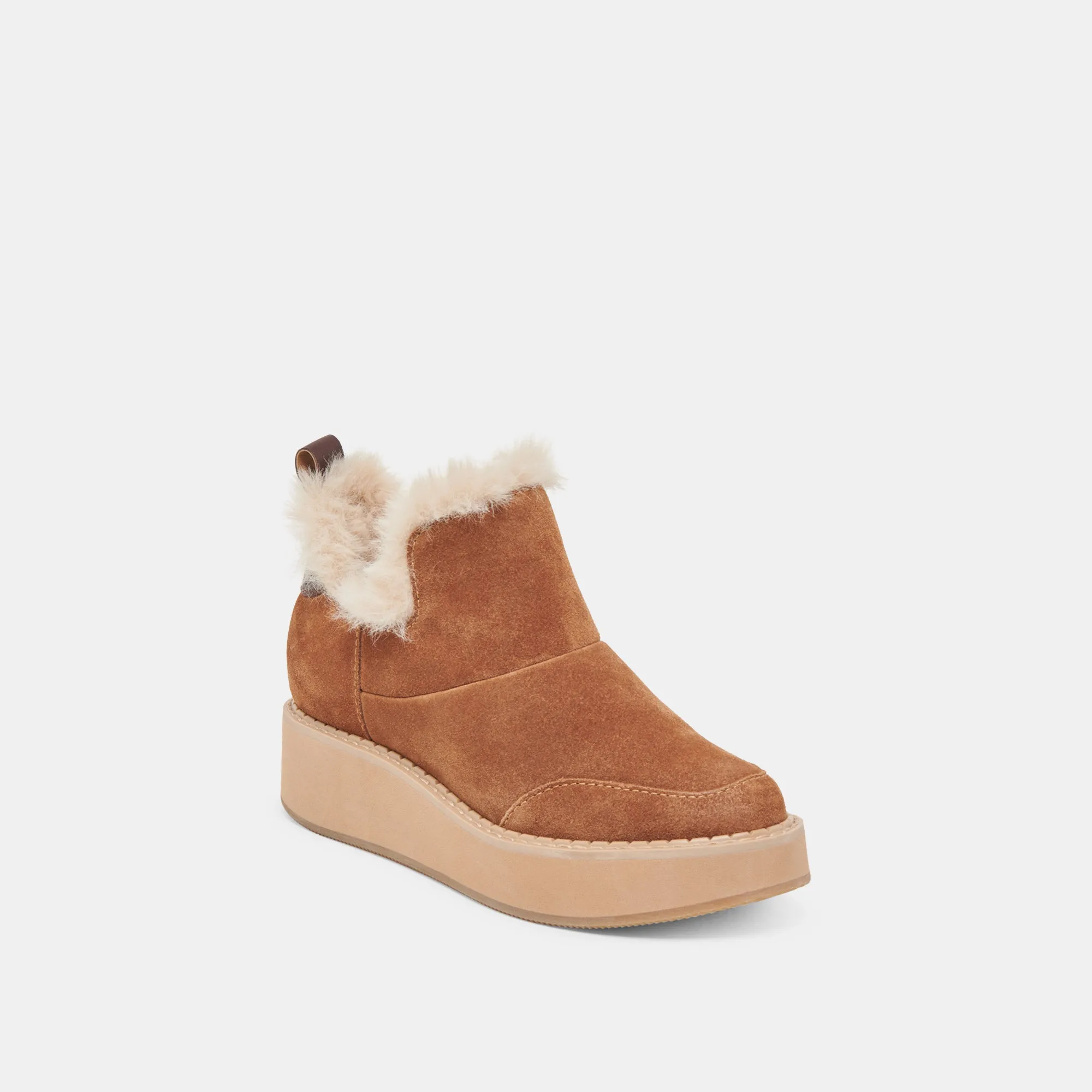 ARDY PLUSH H2O BOOTIES SUÈDE NOIX DE PÉCAN