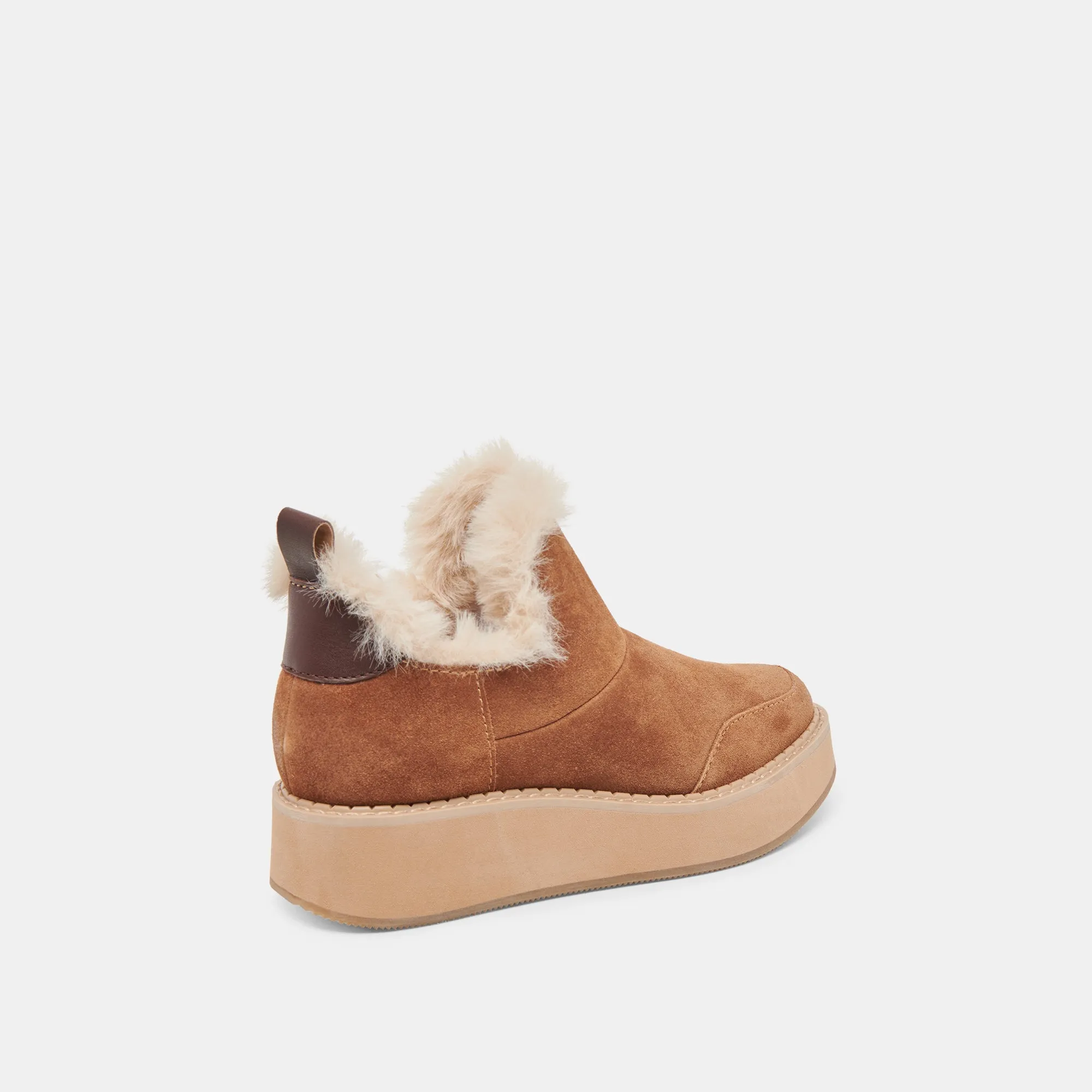 ARDY PLUSH H2O BOOTIES SUÈDE NOIX DE PÉCAN