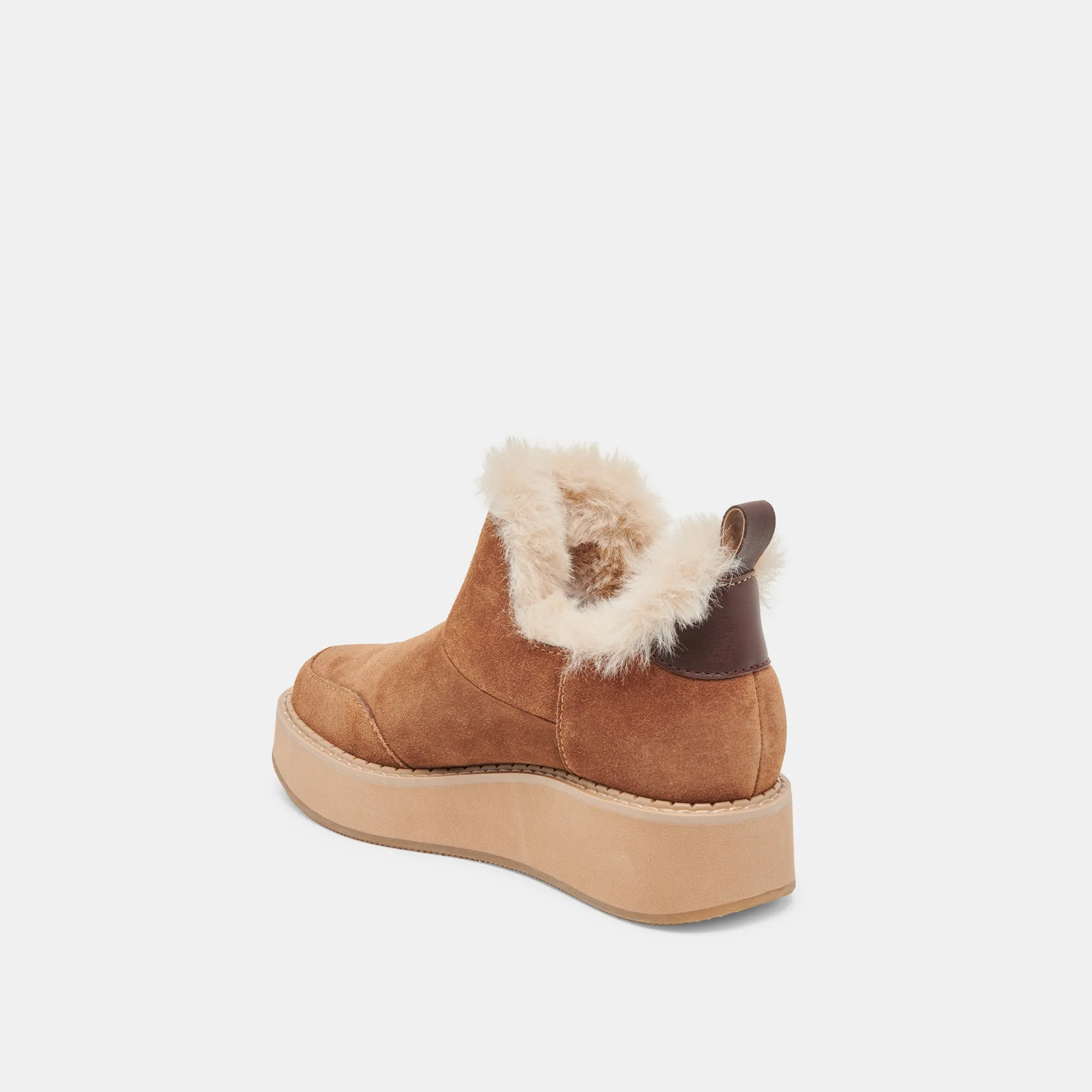 ARDY PLUSH H2O BOOTIES SUÈDE NOIX DE PÉCAN