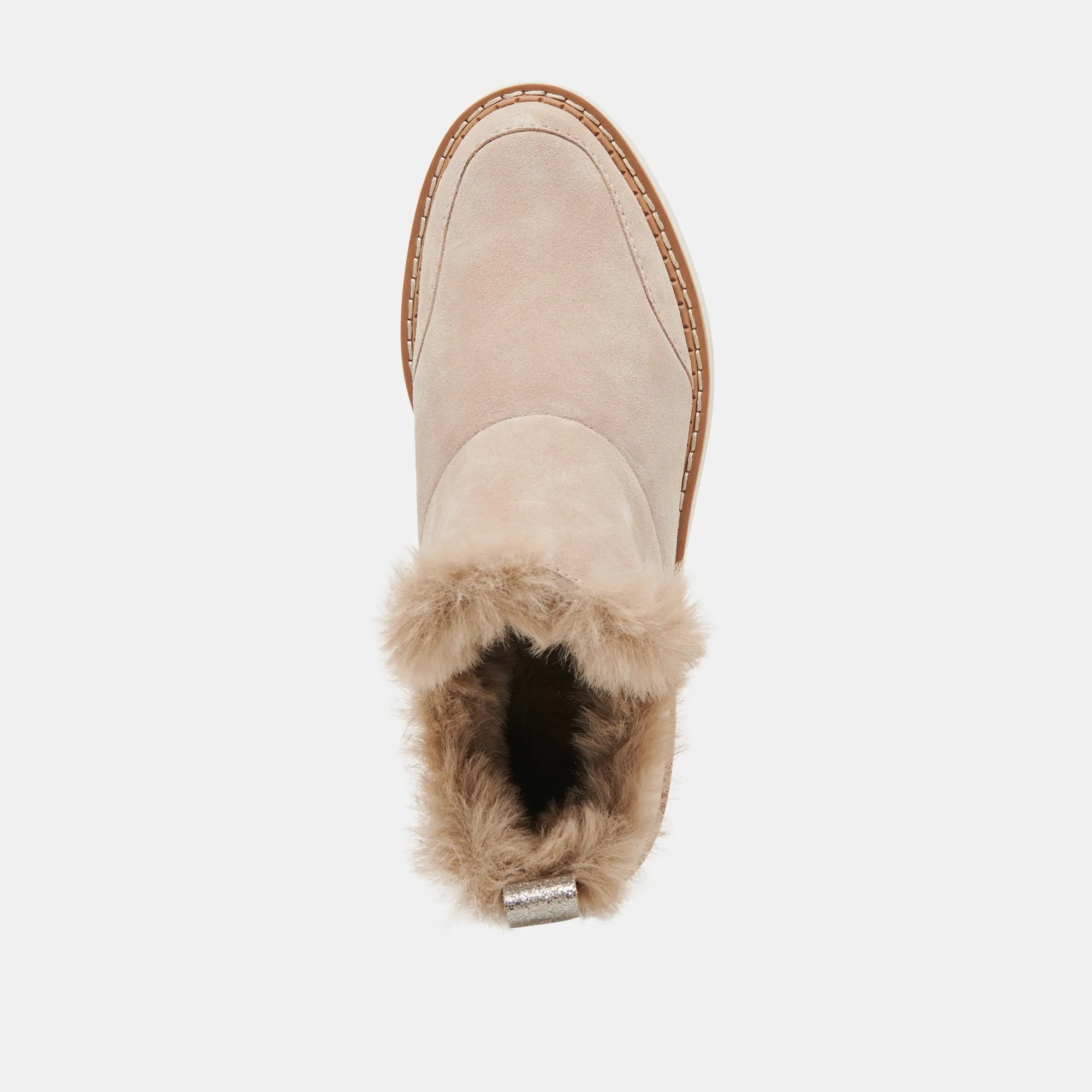 ARDY PLUSH H2O CHAUSSONS DAIM TAUPE