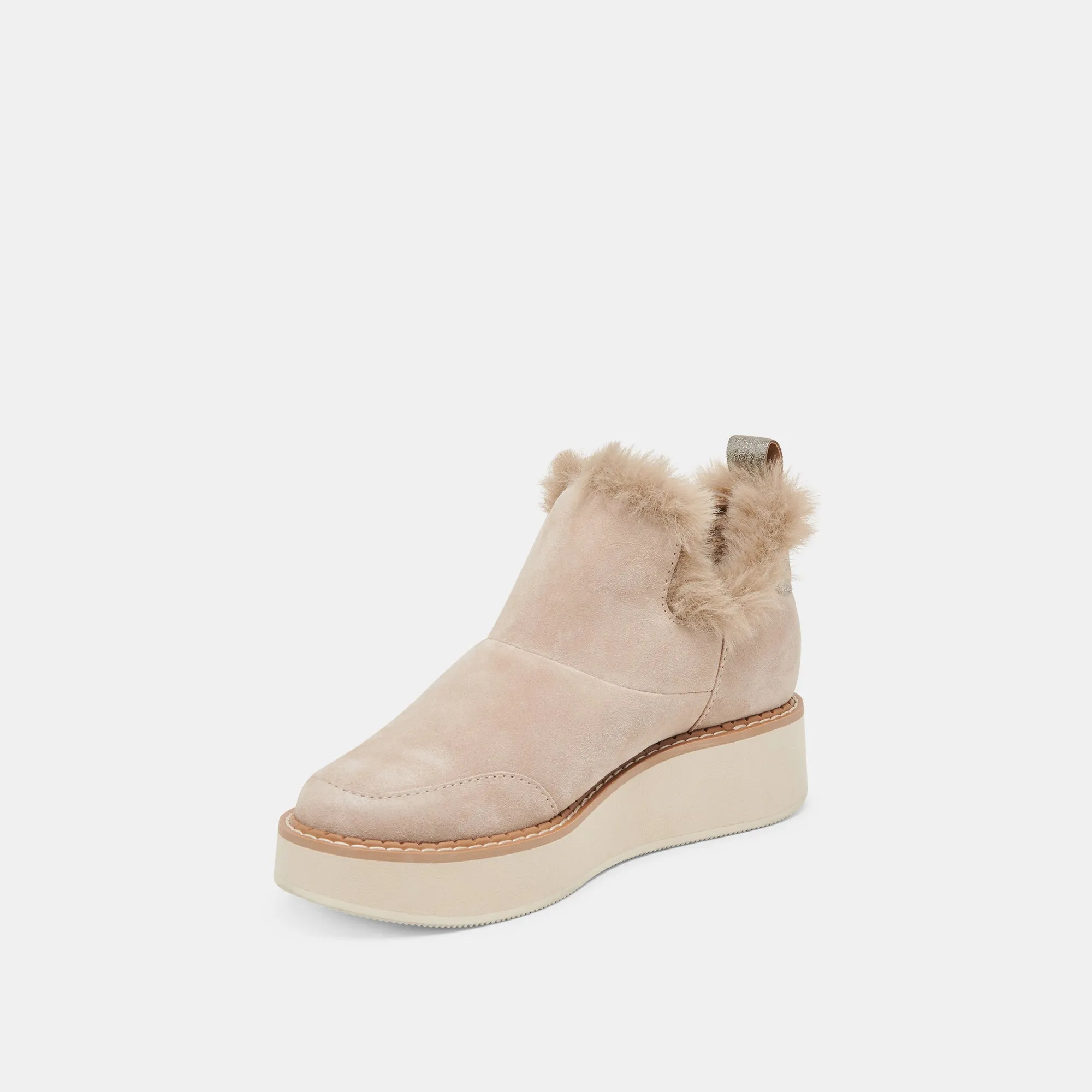 ARDY PLUSH H2O CHAUSSONS DAIM TAUPE