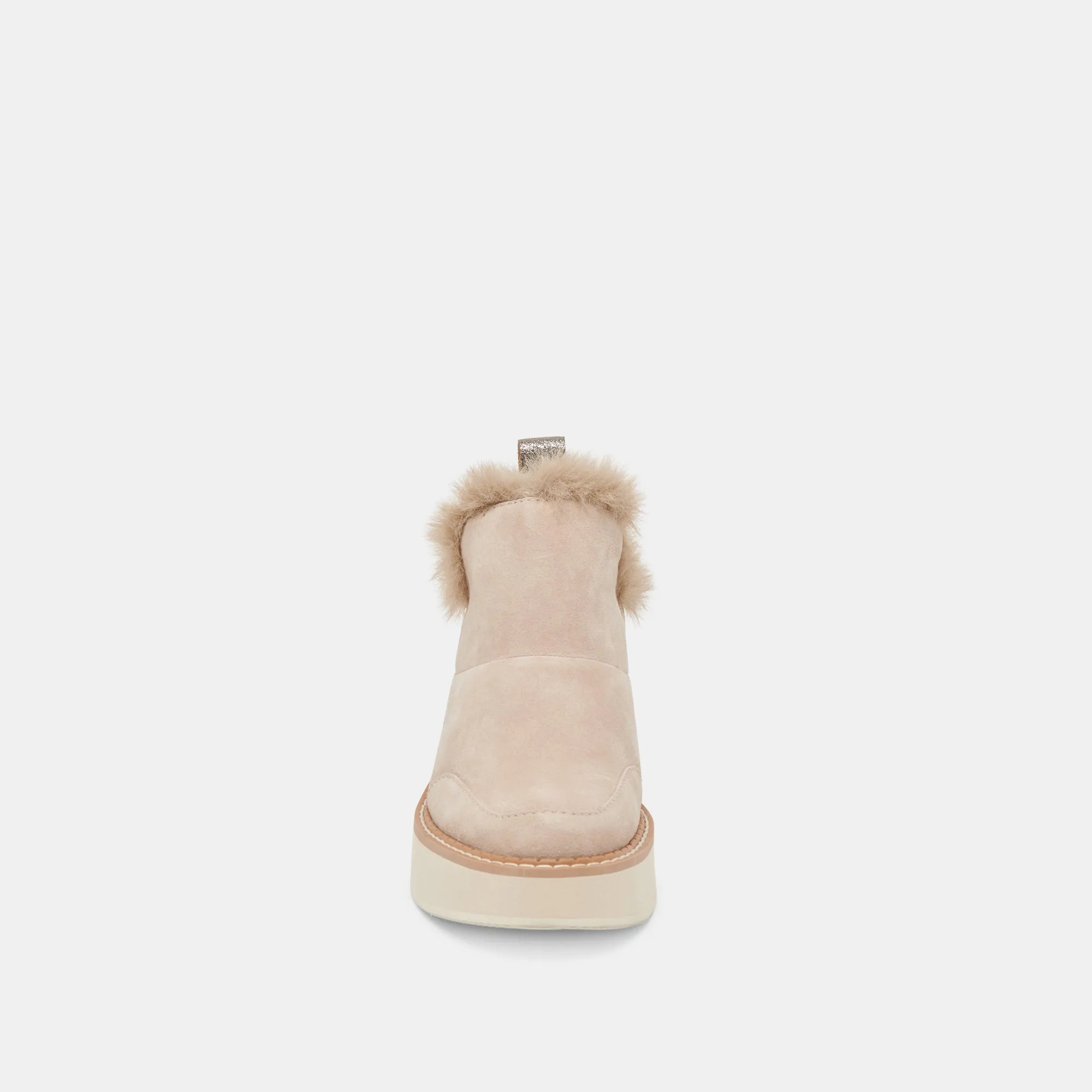 ARDY PLUSH H2O CHAUSSONS DAIM TAUPE