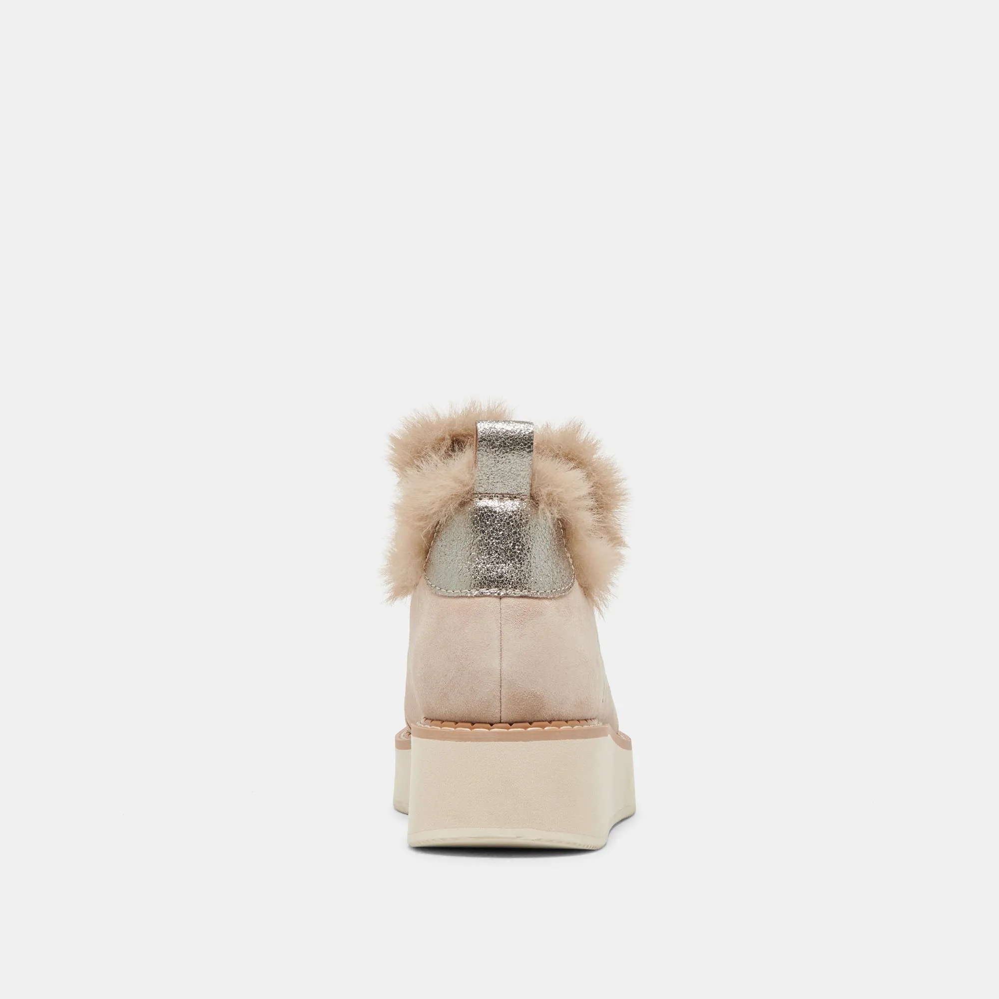 ARDY PLUSH H2O CHAUSSONS DAIM TAUPE