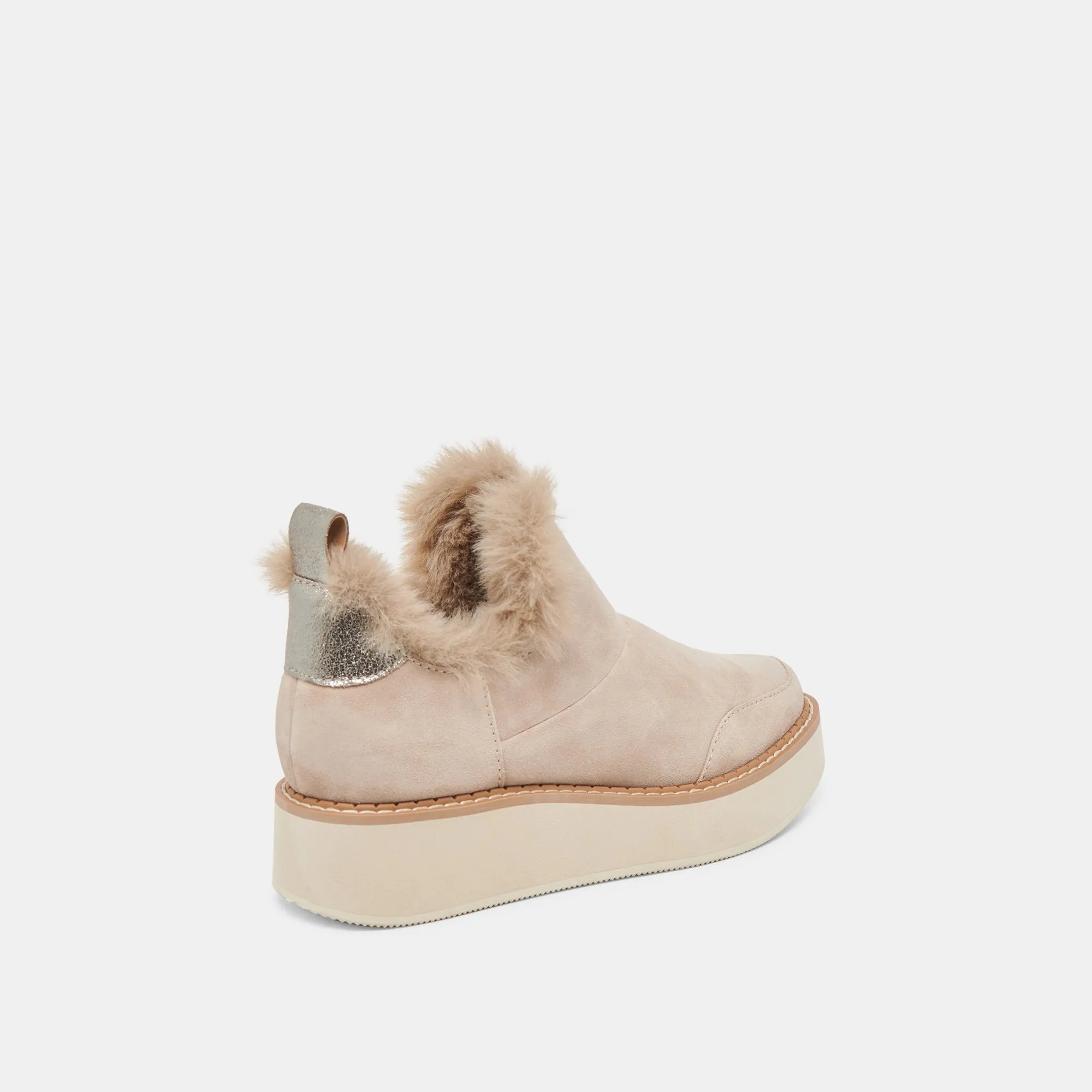 ARDY PLUSH H2O CHAUSSONS DAIM TAUPE