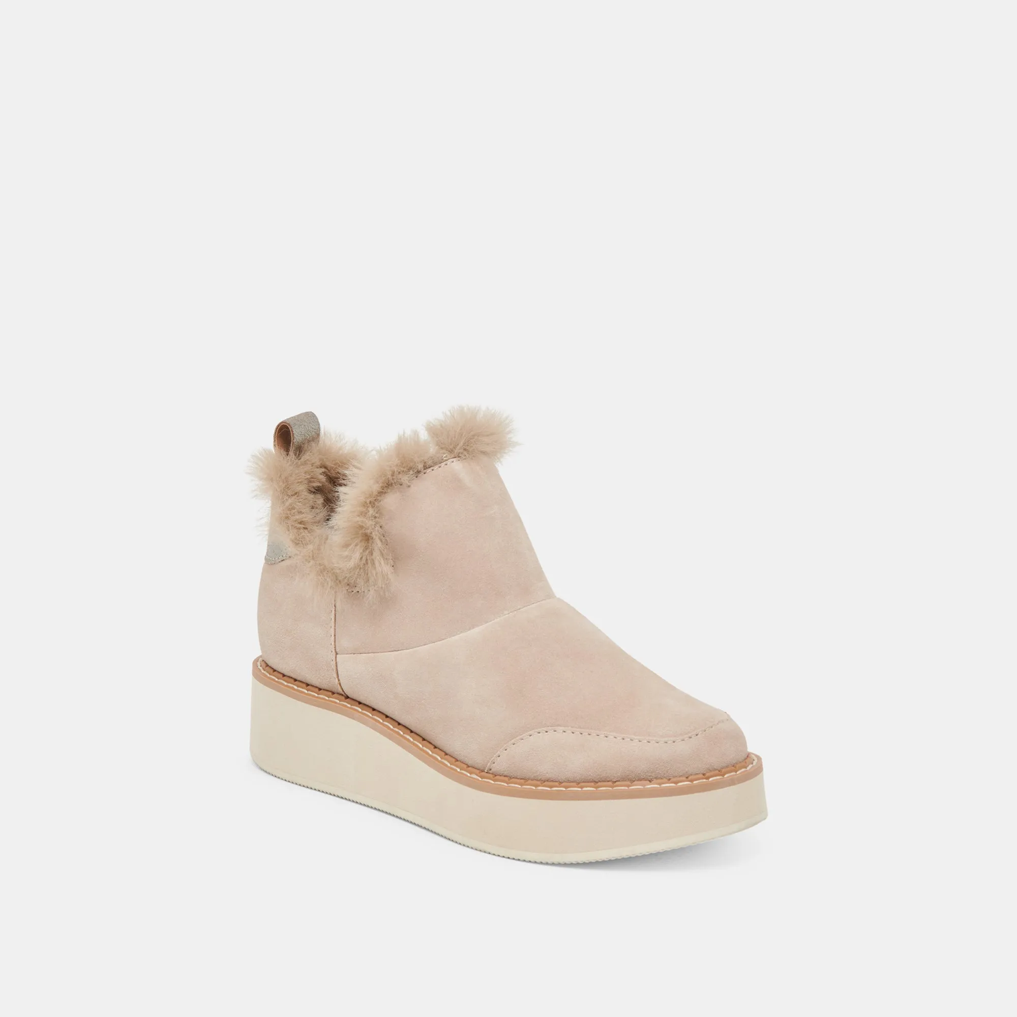 ARDY PLUSH H2O CHAUSSONS DAIM TAUPE
