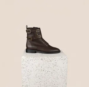 Asti Boucle - Cuir Chocolat