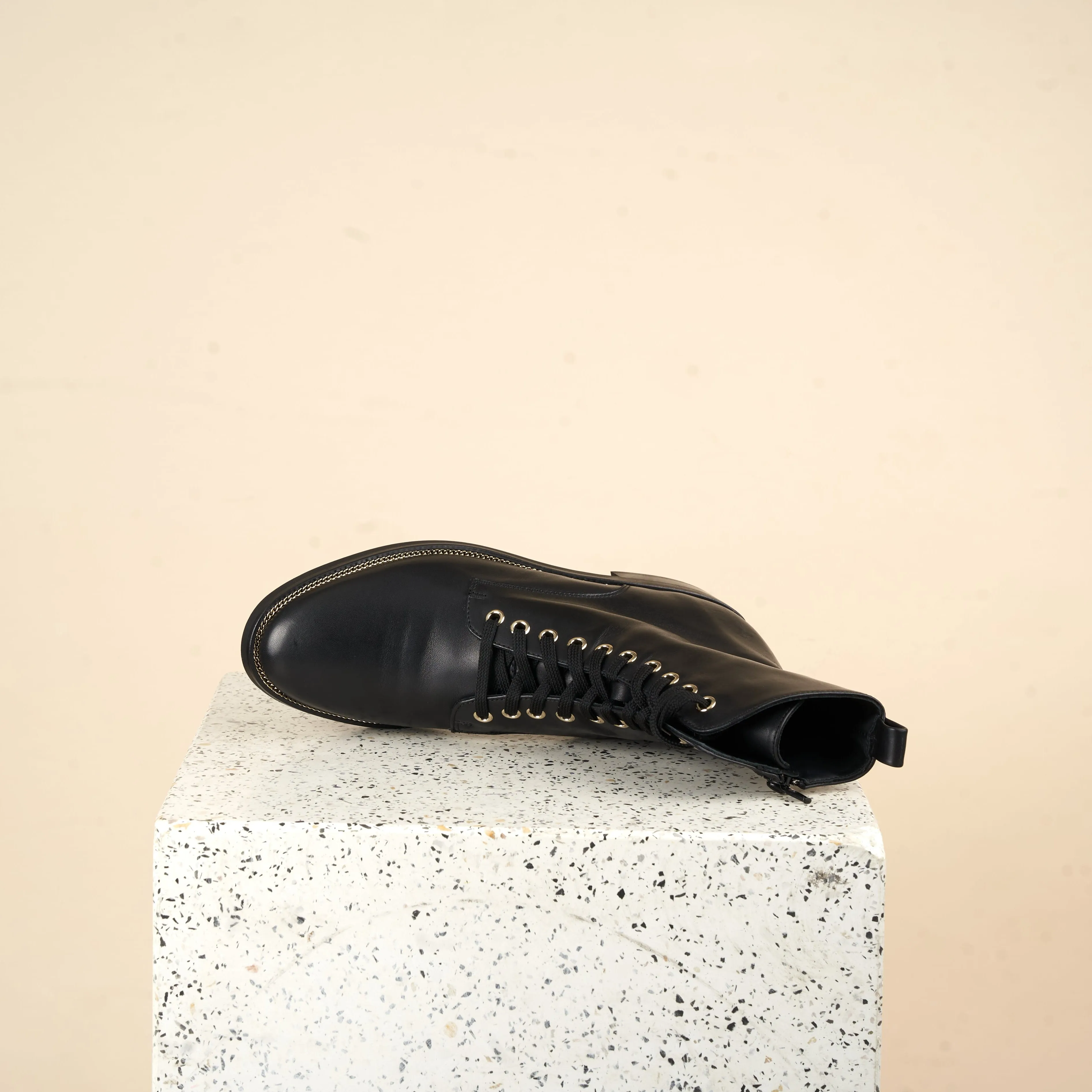 Asti Due - Cuir noir