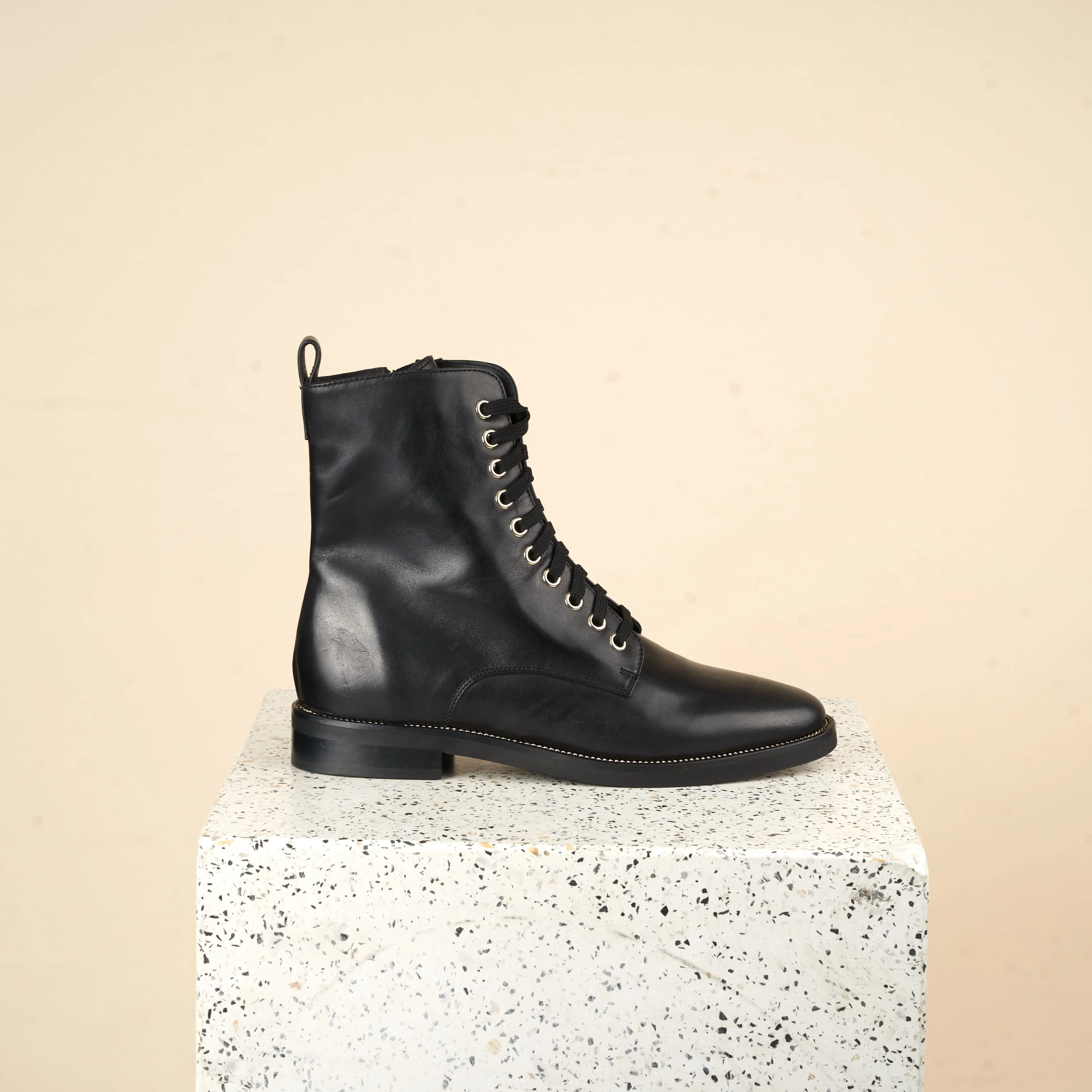Asti Due - Cuir noir