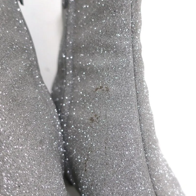 Bottes à cheville pailletées Balenciaga Argent Taille 37.5 Bottines à talon haut