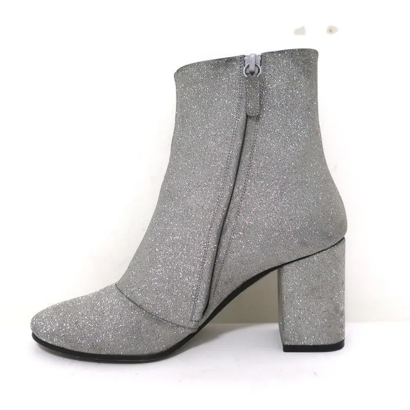 Bottes à cheville pailletées Balenciaga Argent Taille 37.5 Bottines à talon haut
