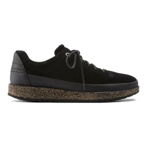 Birkenstock Femmes Honnef Bas Noir Suède Chaussures Birkenstock