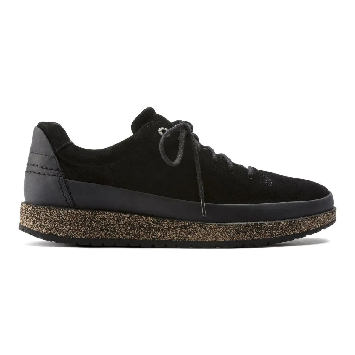 Birkenstock Femmes Honnef Bas Noir Suède Chaussures Birkenstock