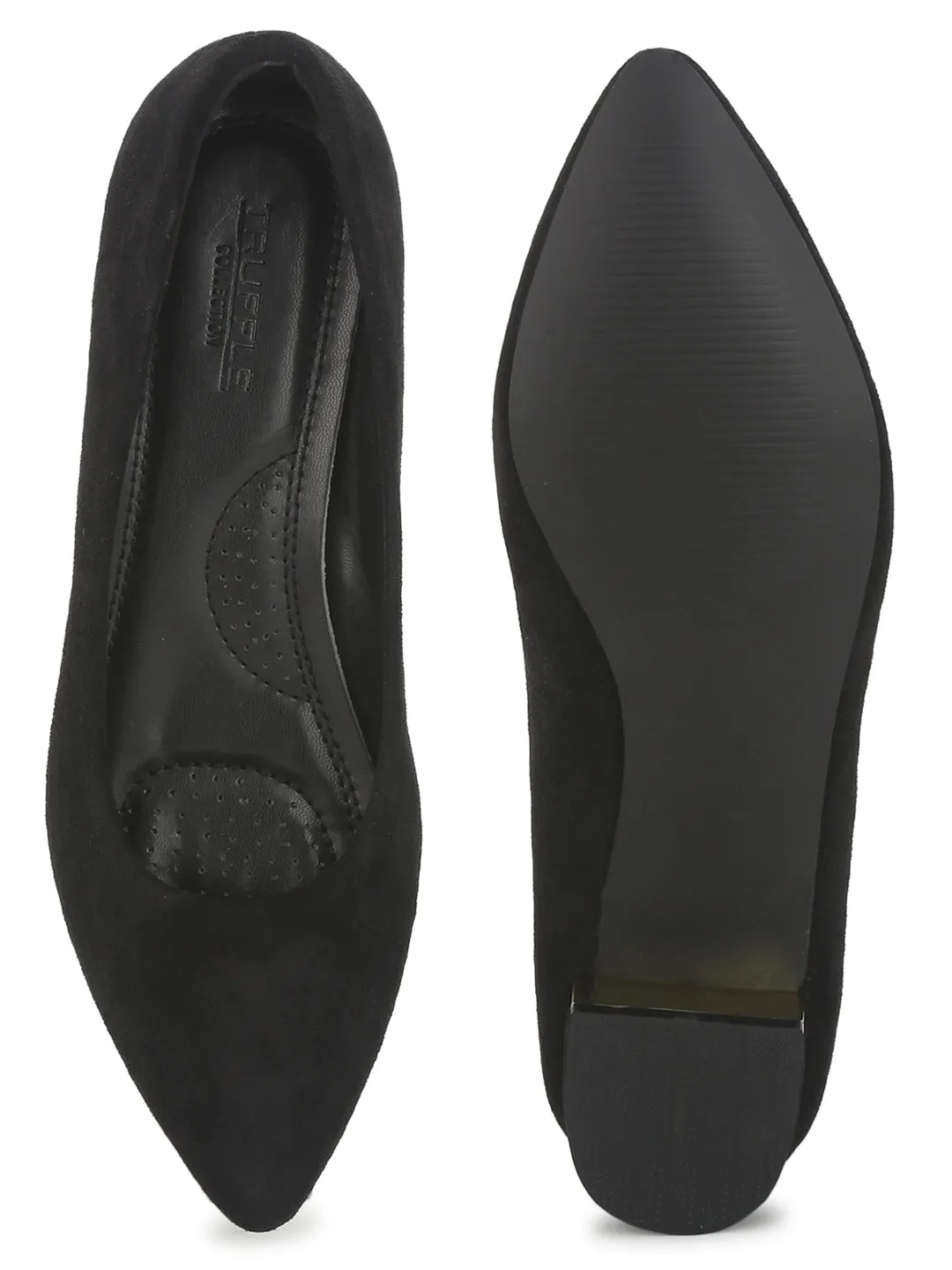 Talons bas noirs micro bloc