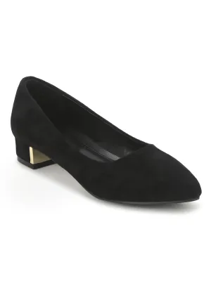 Talons bas noirs micro bloc
