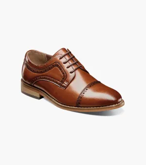 BOYS DICKINSON Oxford à bout capuchon - Cognac