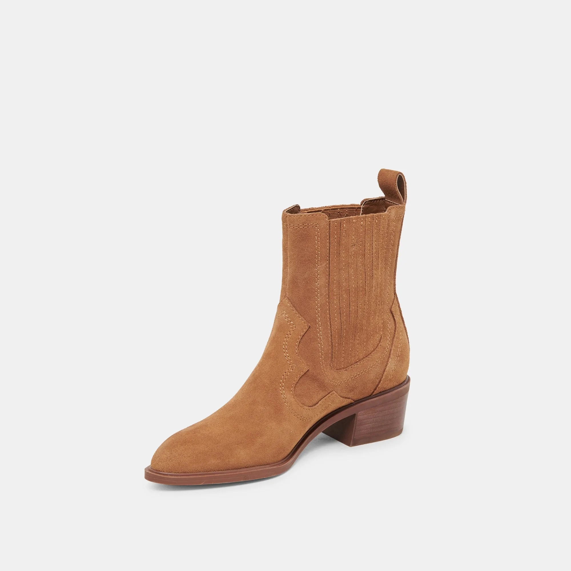 BRYLEE Bottines H2O en daim marron