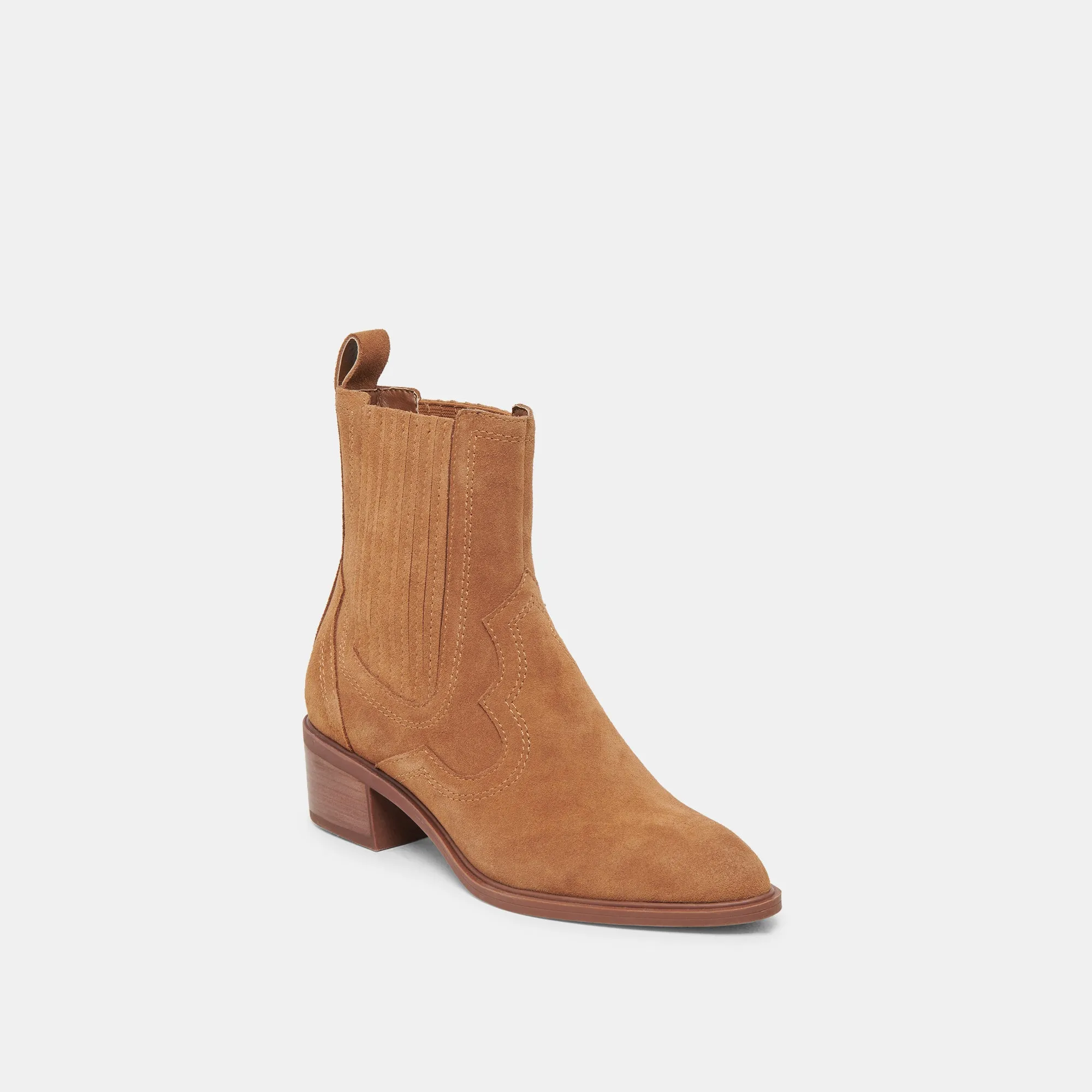 BRYLEE Bottines H2O en daim marron