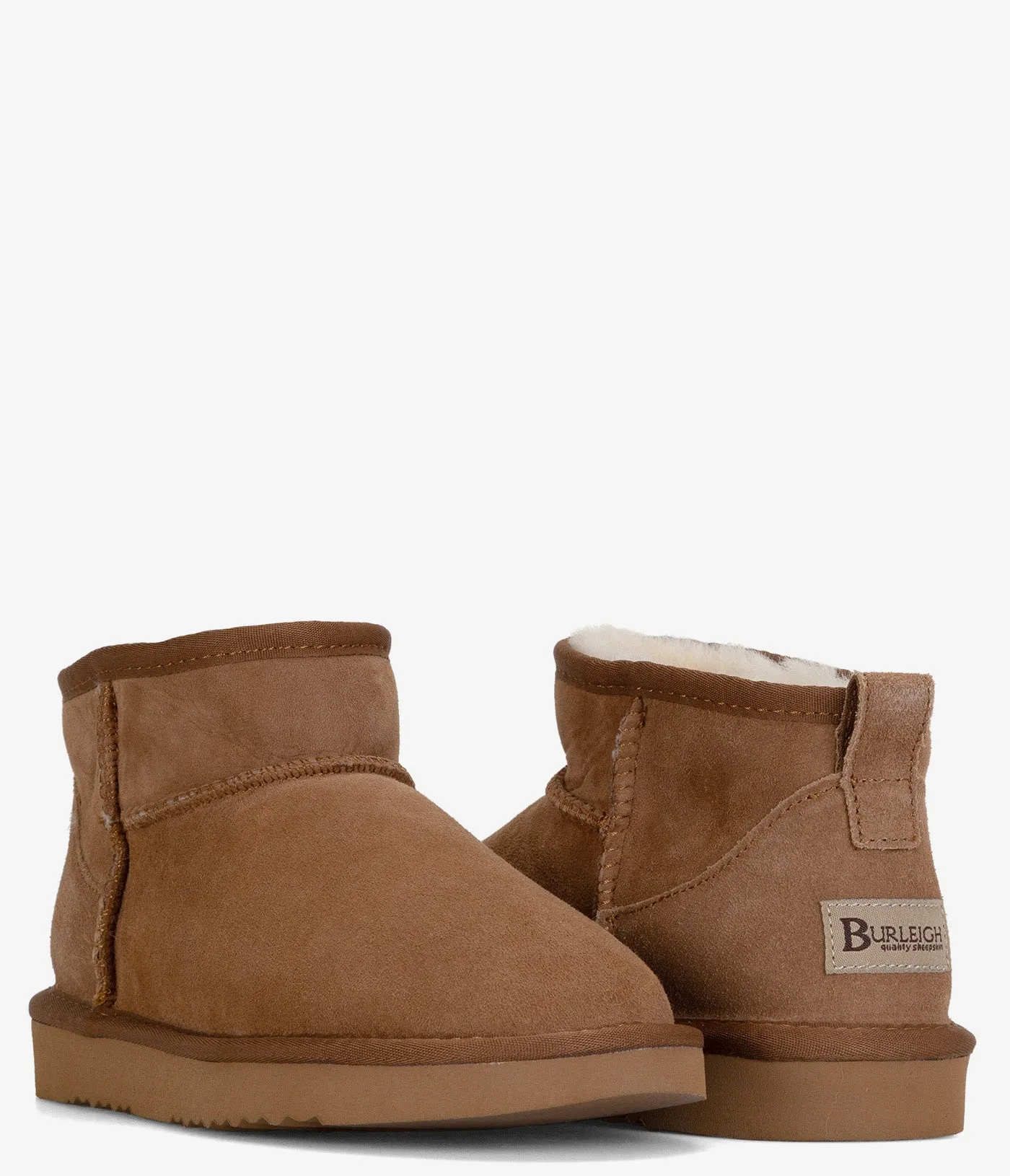 Bottes mini en mouton Burleigh Twinface Shorty - Femme
