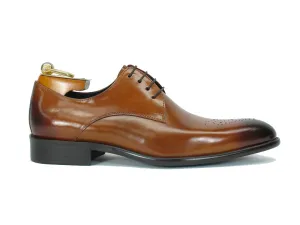 Carrucci KS479-04 Oxford à lacets Signature - Cognac