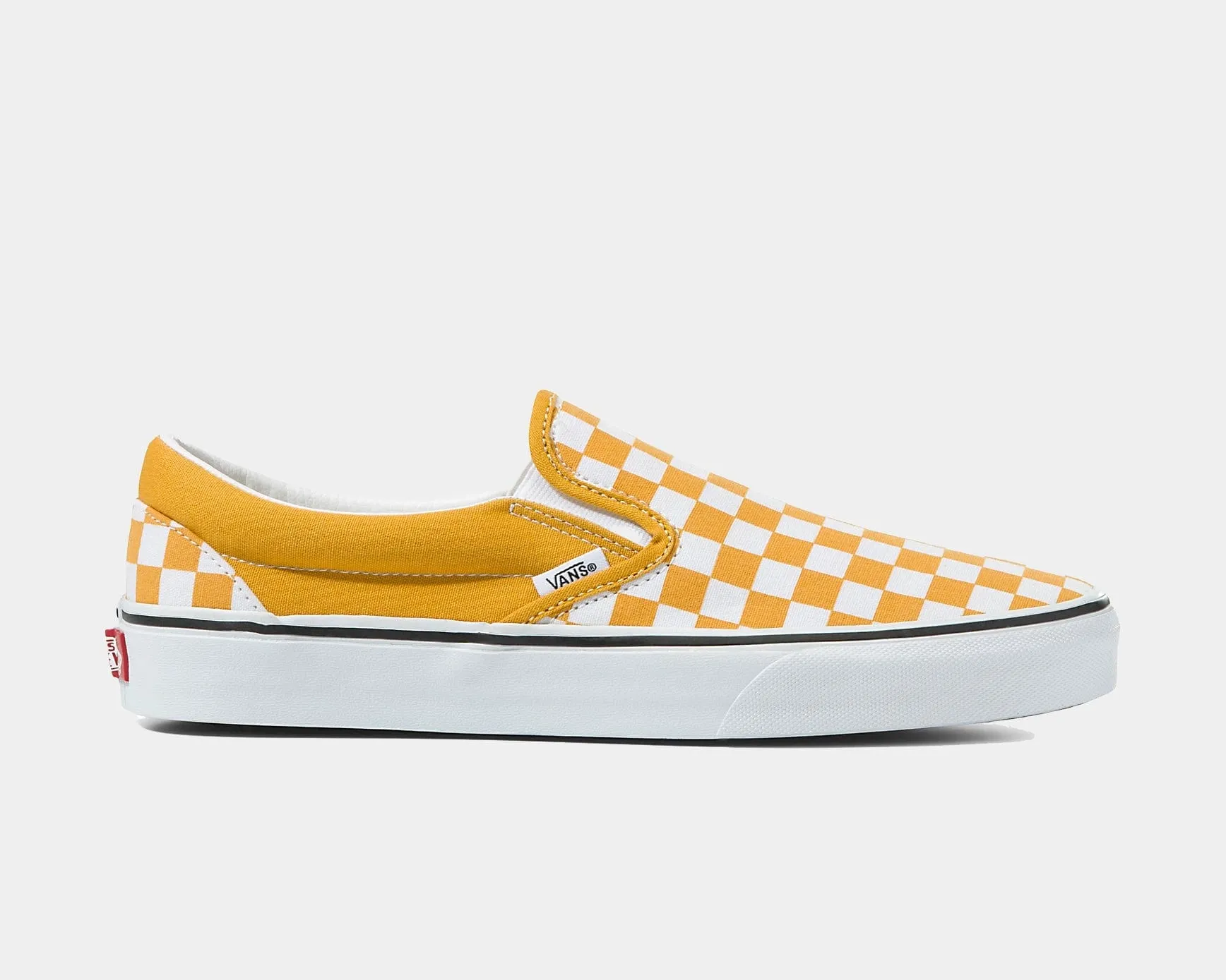 Chaussure à enfiler à motif damier