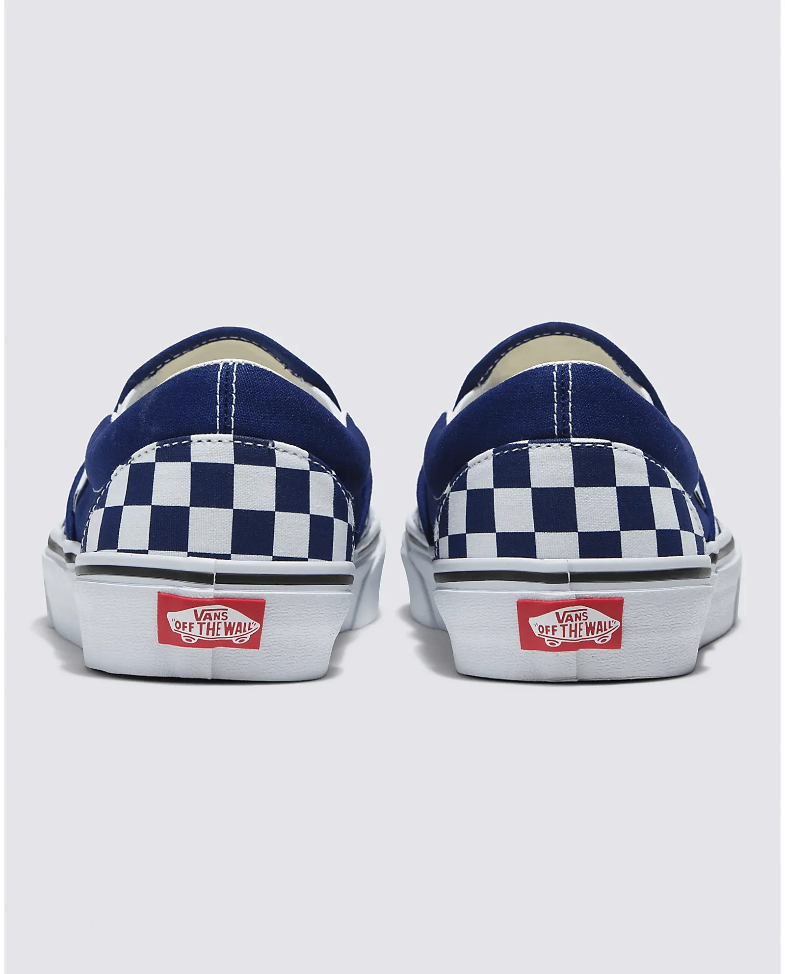 Chaussure à enfiler à motif damier