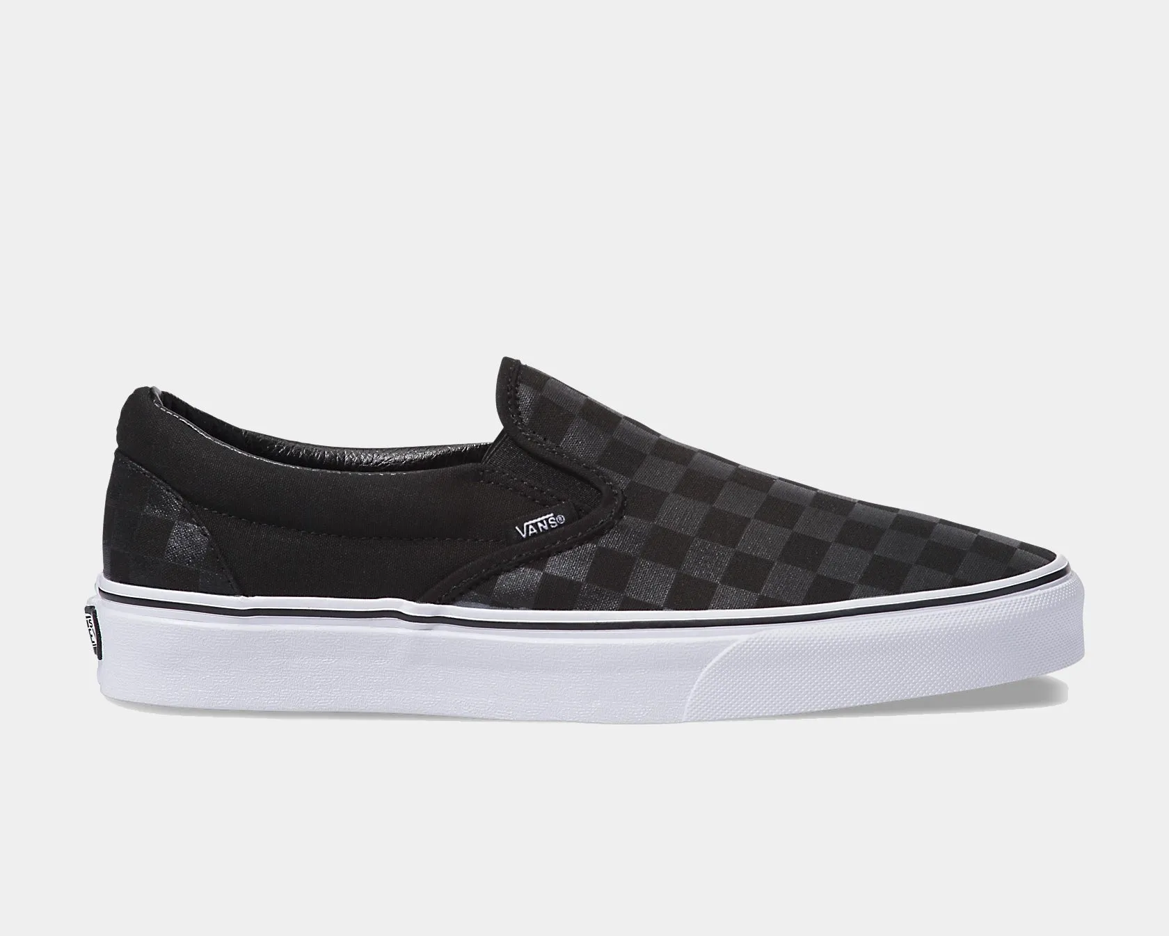 Chaussure à enfiler à motif damier