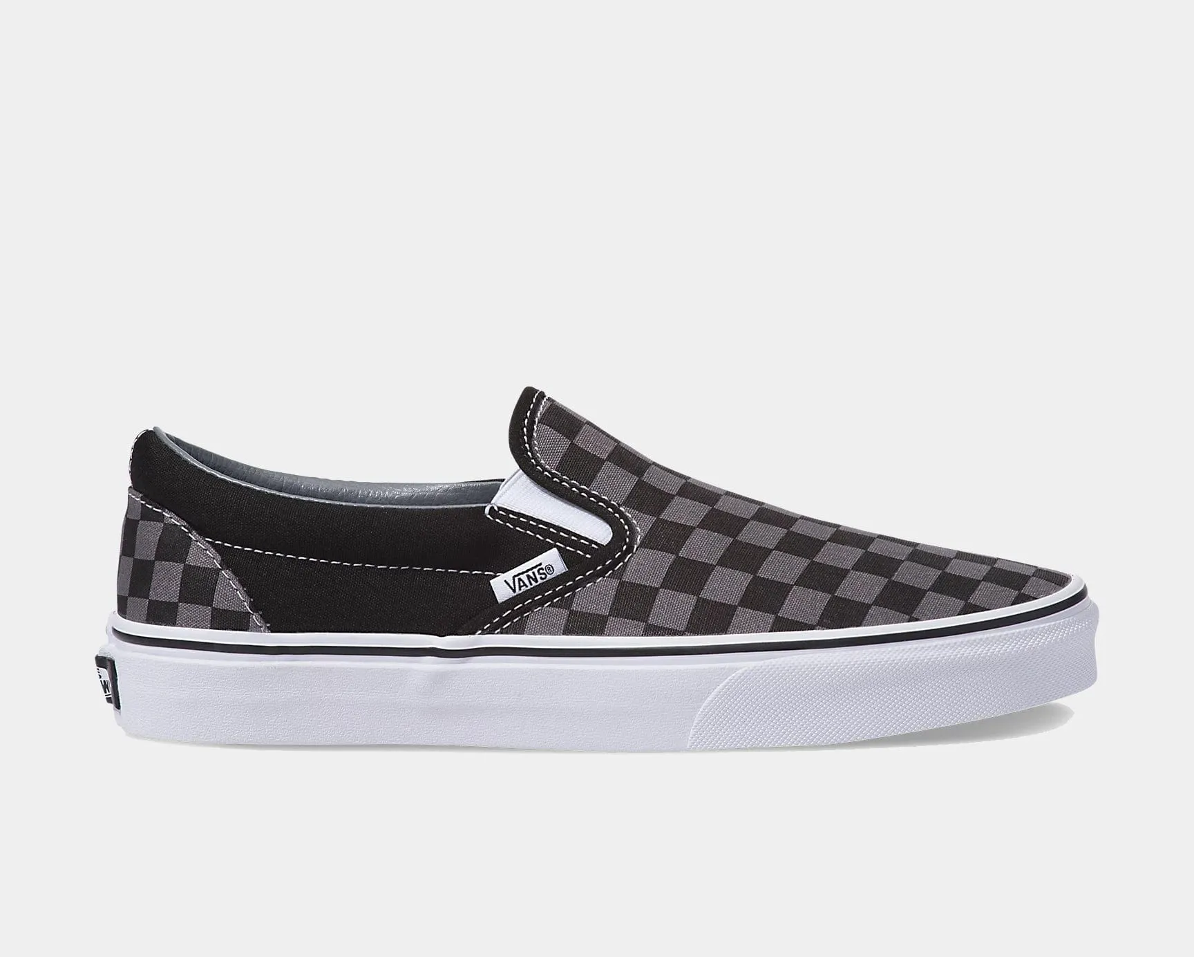 Chaussure à enfiler à motif damier