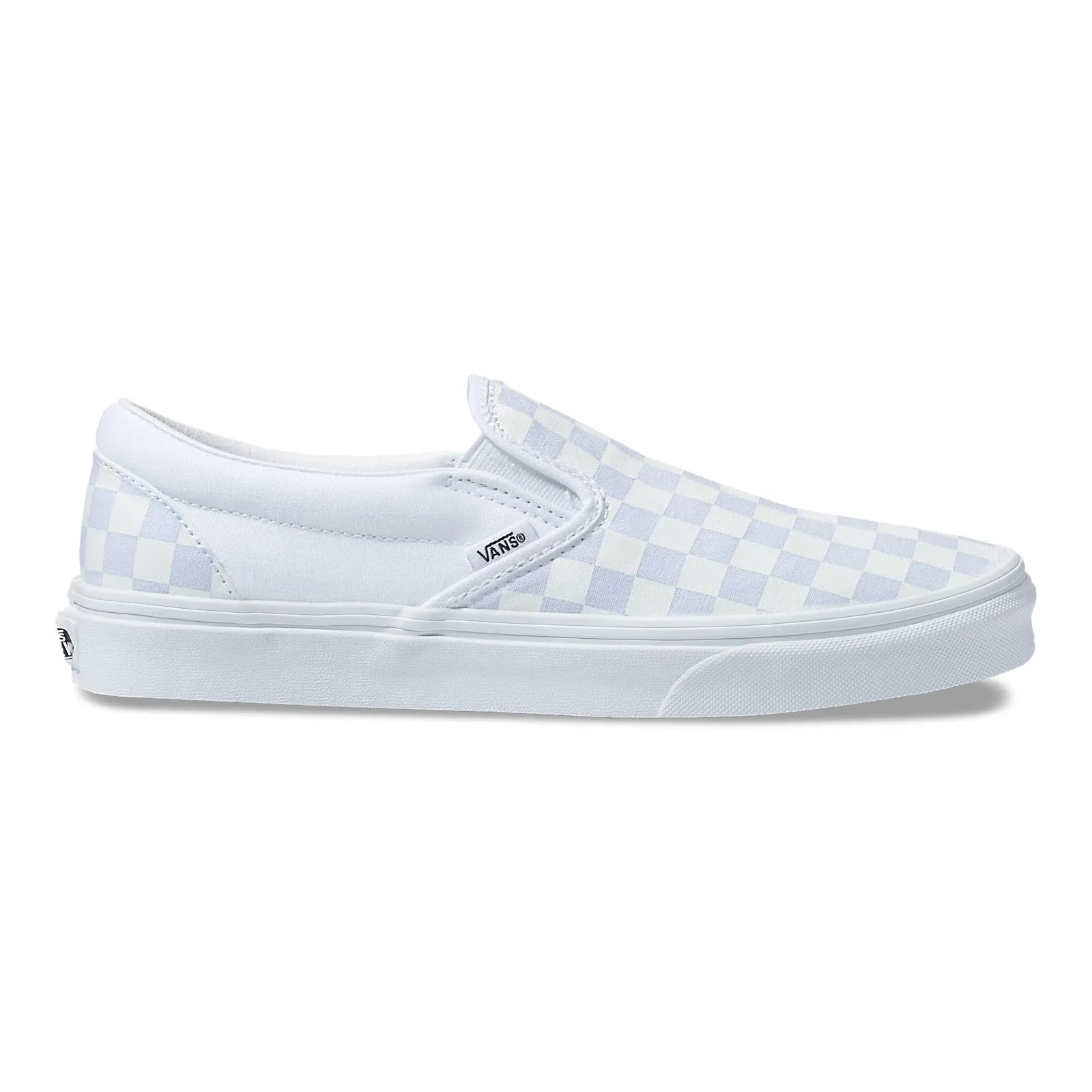 Chaussure à enfiler à motif damier