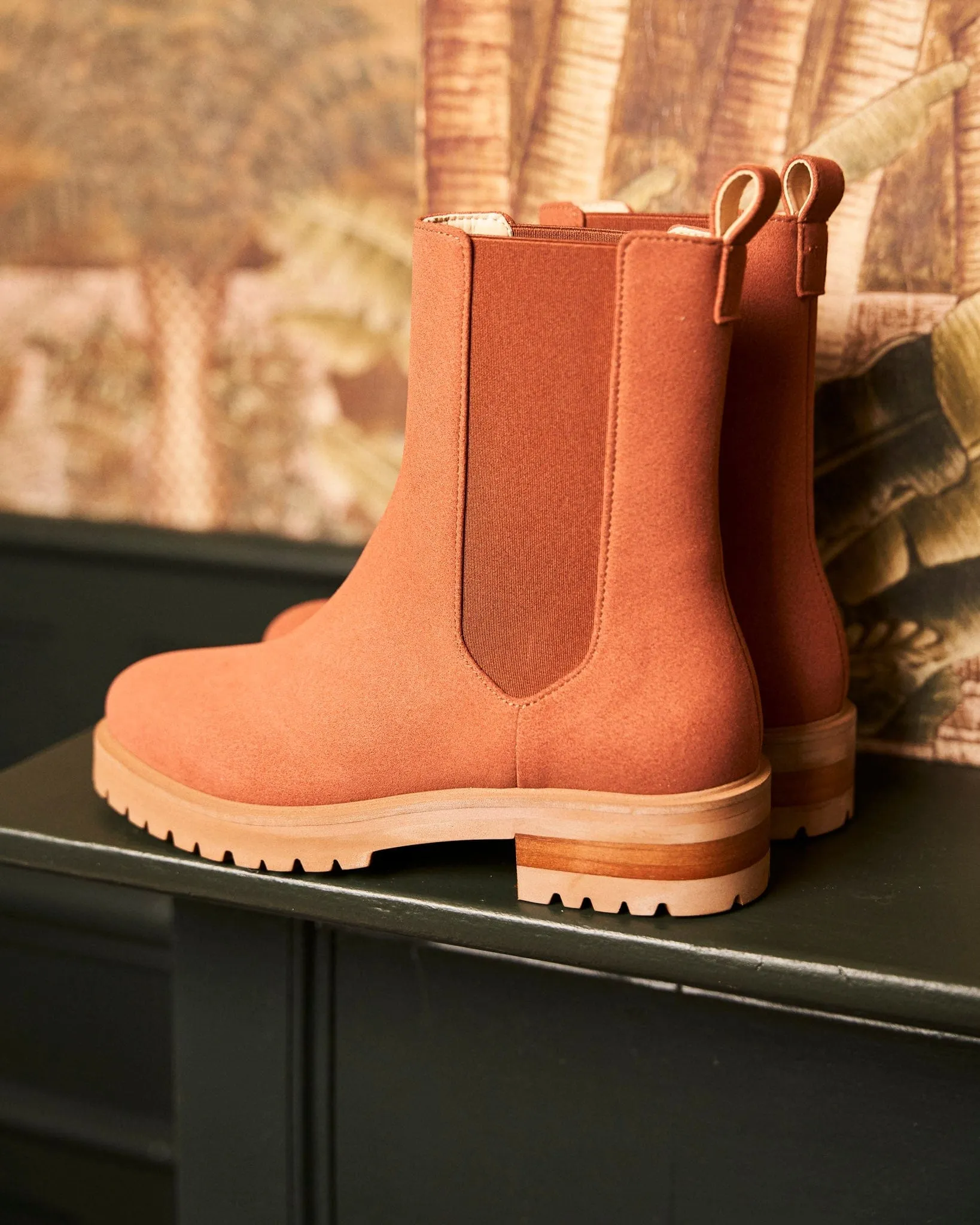 Bottes Chelsea en daim recyclé végan | Expresso