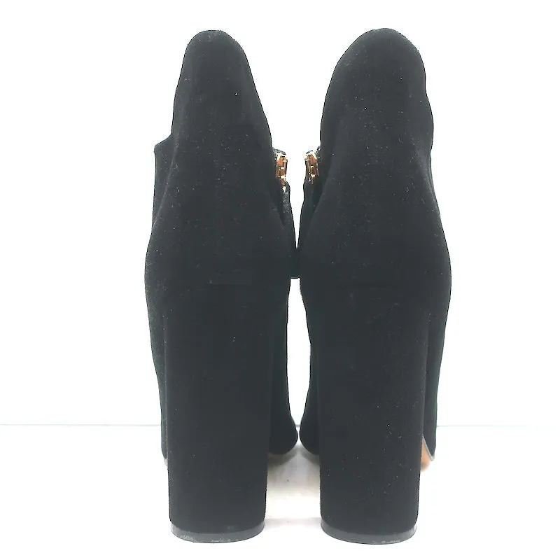 Bottes chevilles Chloe en daim noir Taille 41 Bottines à talon haut